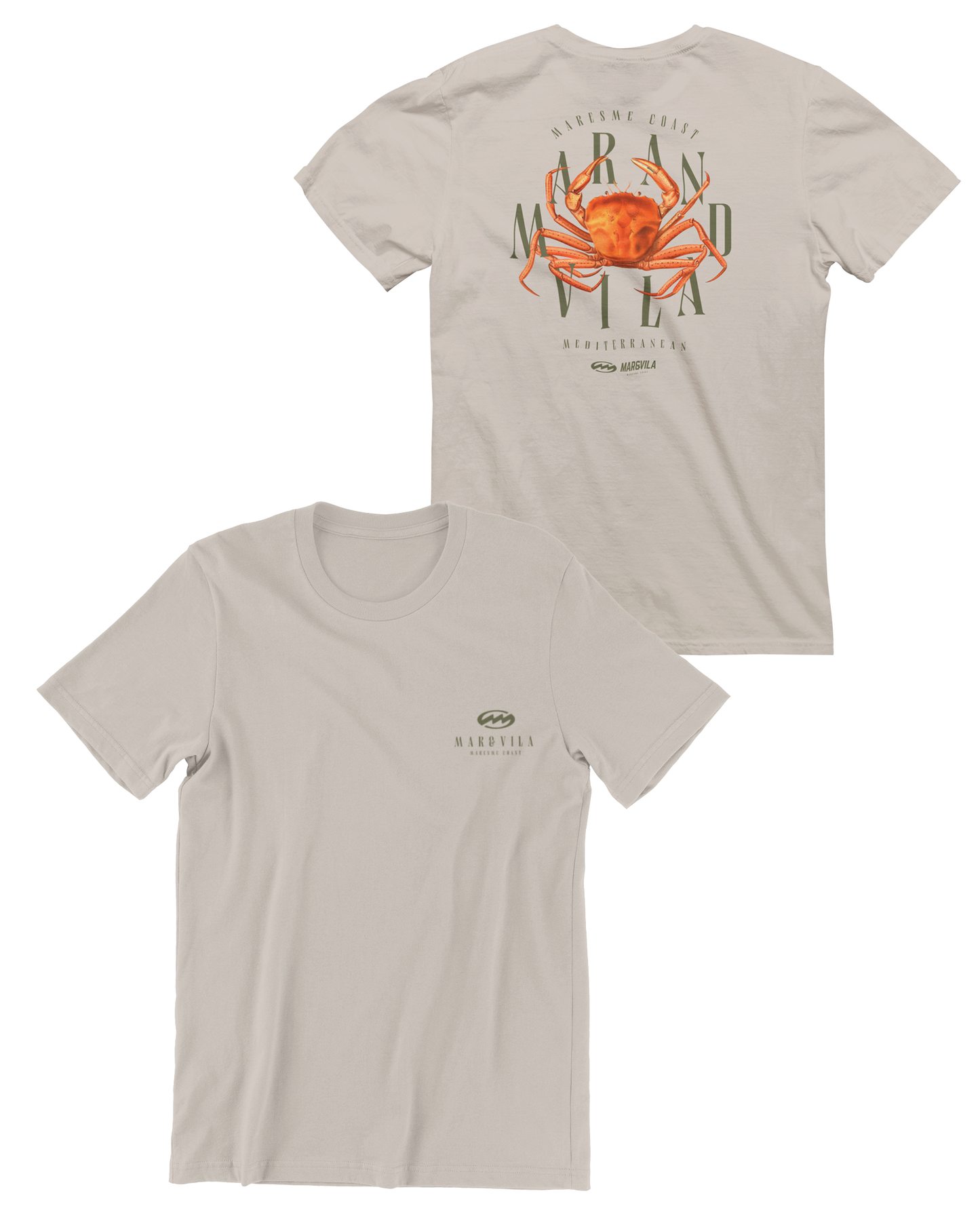 Camiseta Mar&Vila Hombre Cangrejo - Mediterráneo Maresme
