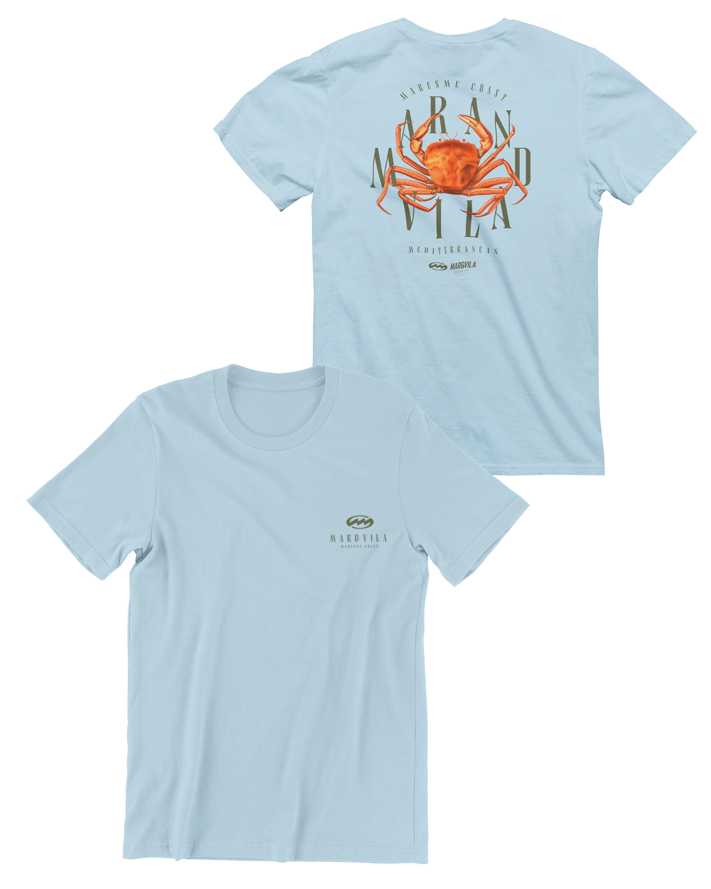 Camiseta Mar&Vila Hombre Cangrejo - Mediterráneo Maresme