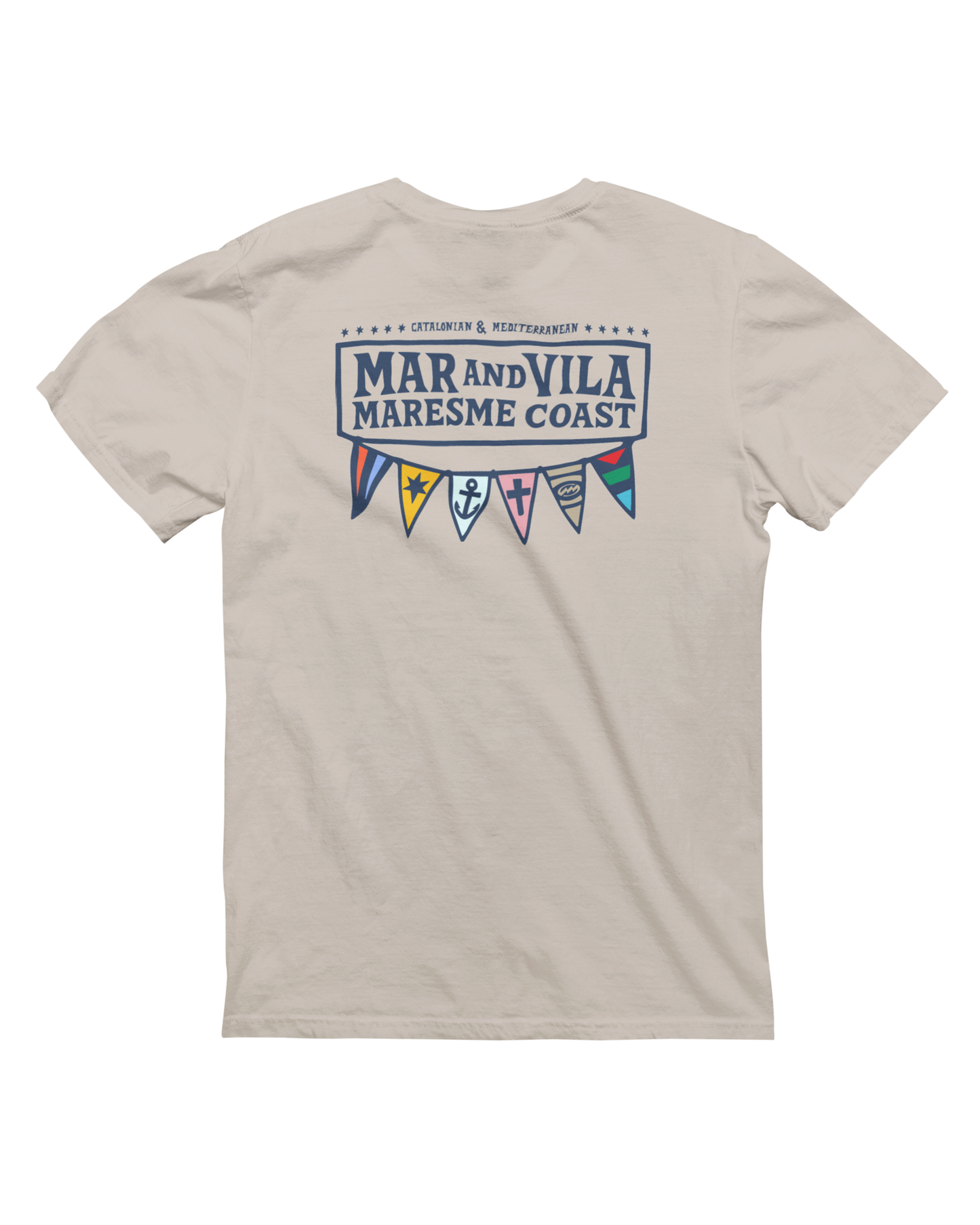 Camiseta Logo Náutico Mar&Vila - Hombre Surf Maresme