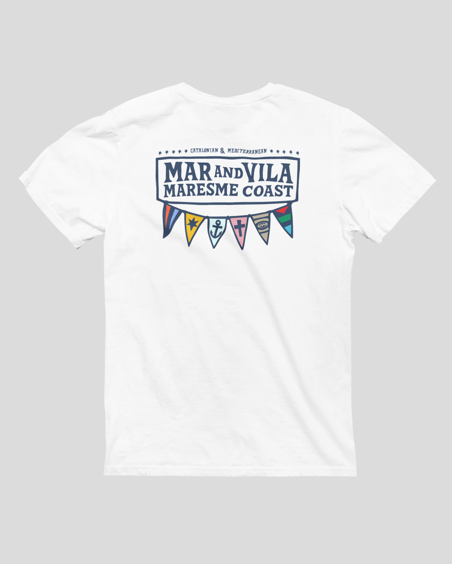 Camiseta Logo Náutico Mar&Vila - Hombre Surf Maresme
