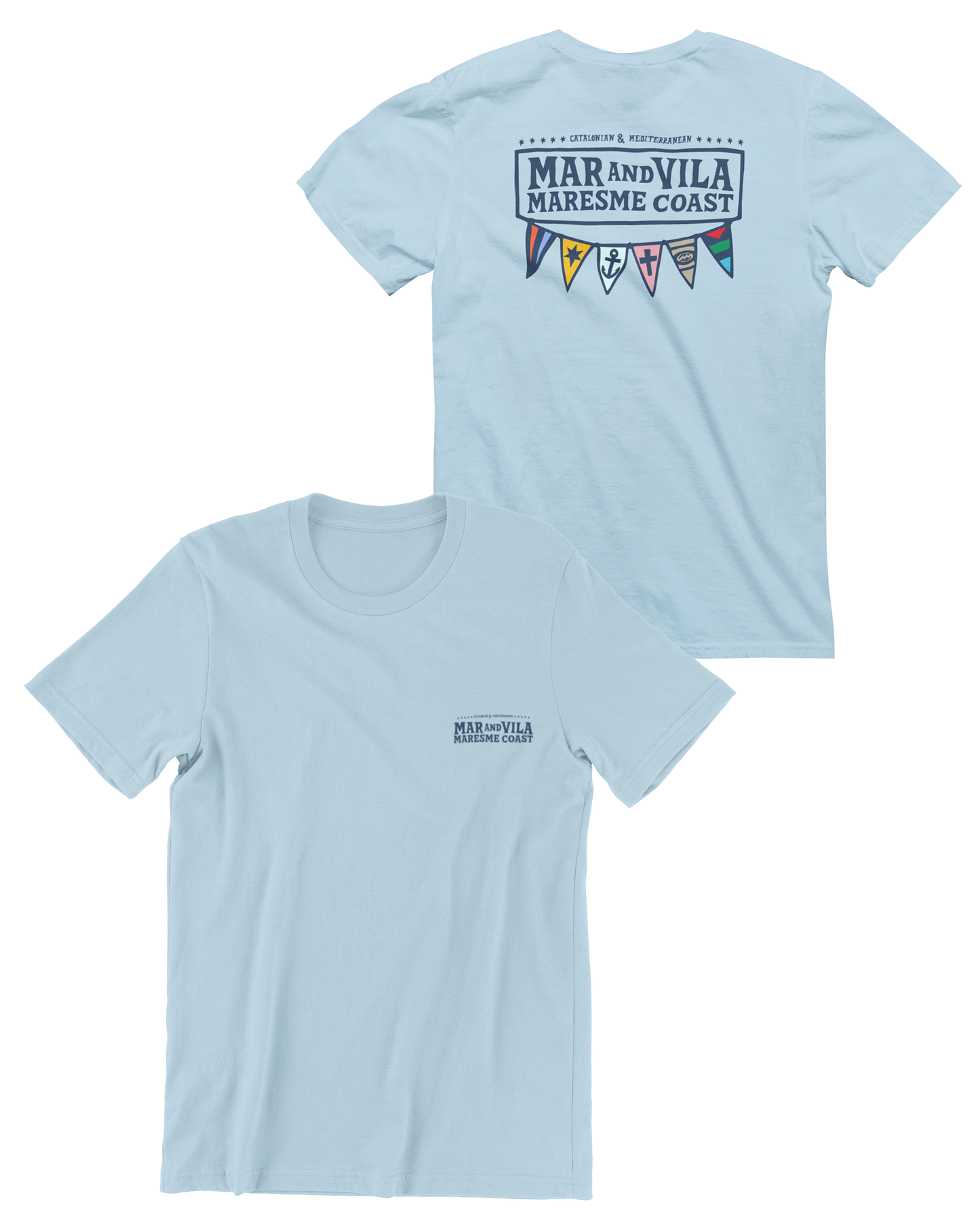 Camiseta Logo Náutico Mar&Vila - Hombre Surf Maresme