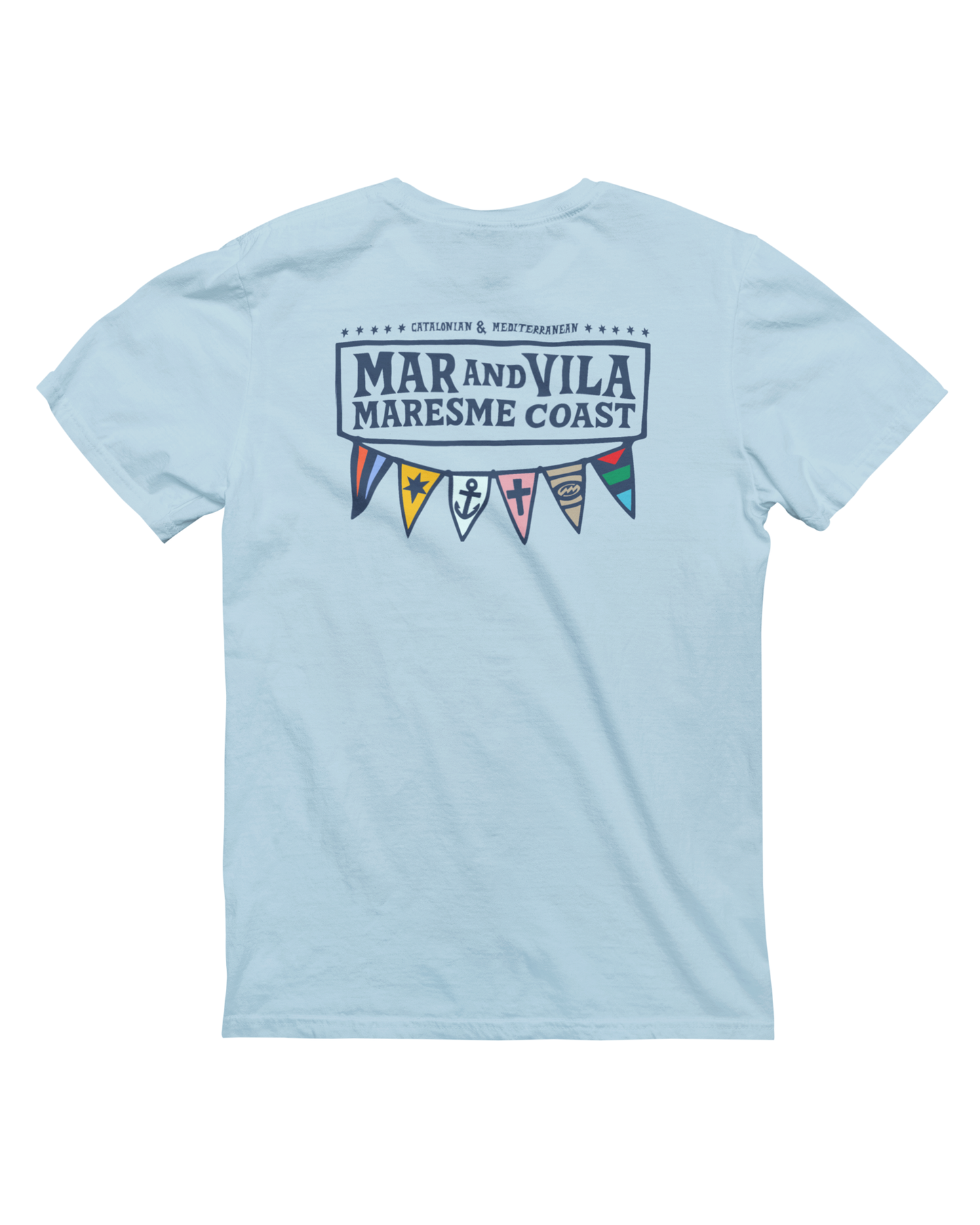 Camiseta Logo Náutico Mar&Vila - Hombre Surf Maresme