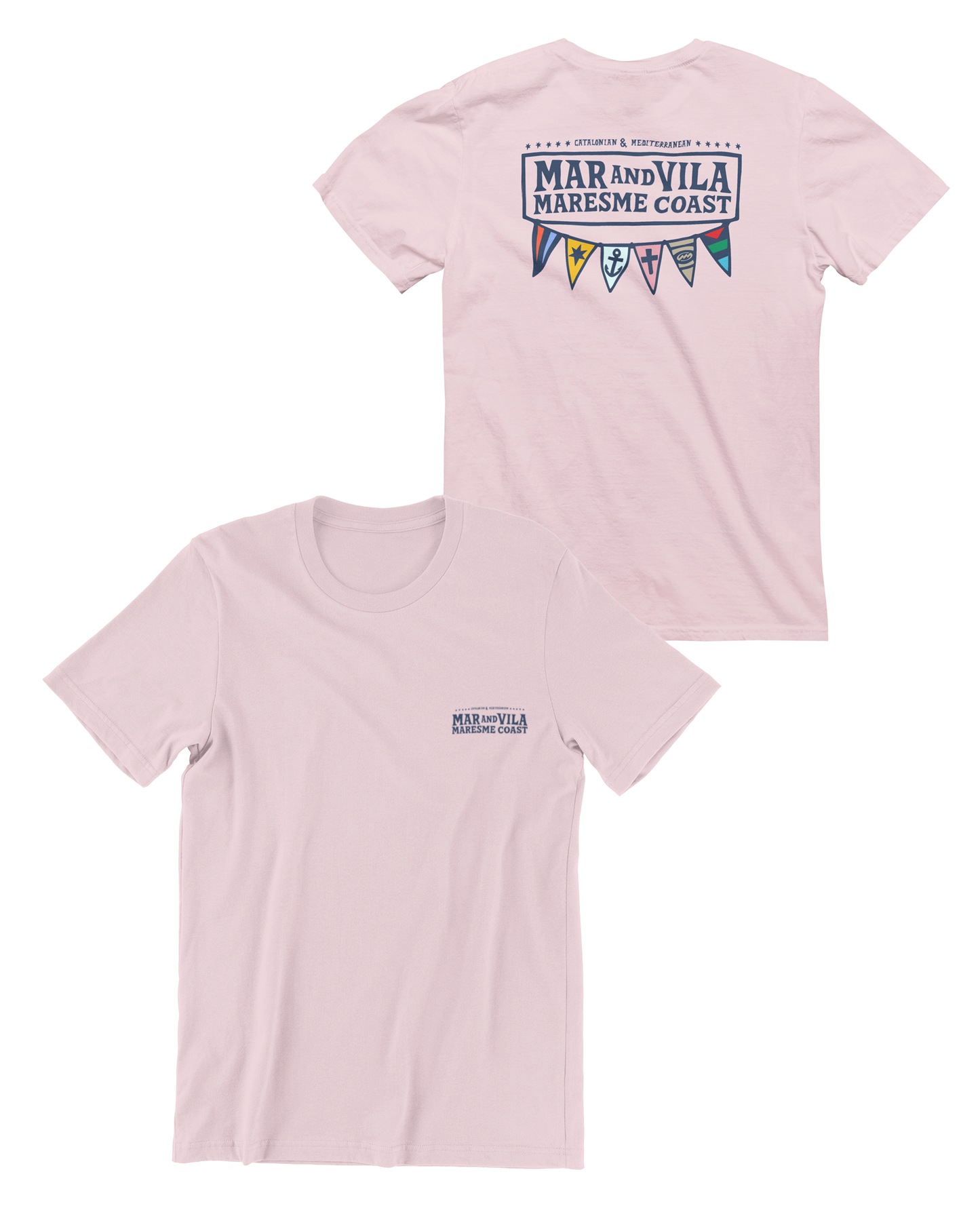 Camiseta Logo Náutico Mar&Vila - Hombre Surf Maresme