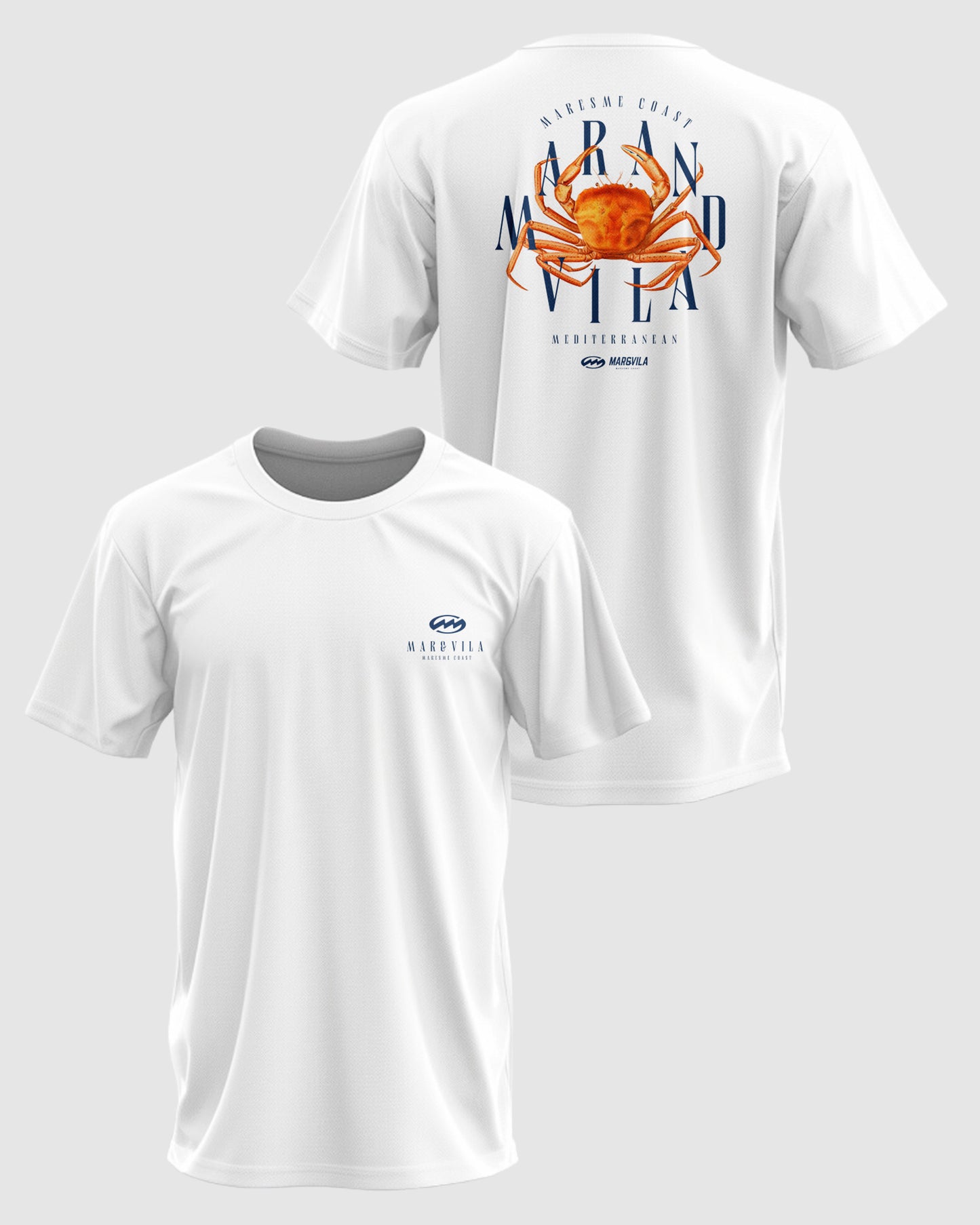 Camiseta Mar&Vila Hombre Cangrejo - Mediterráneo Maresme