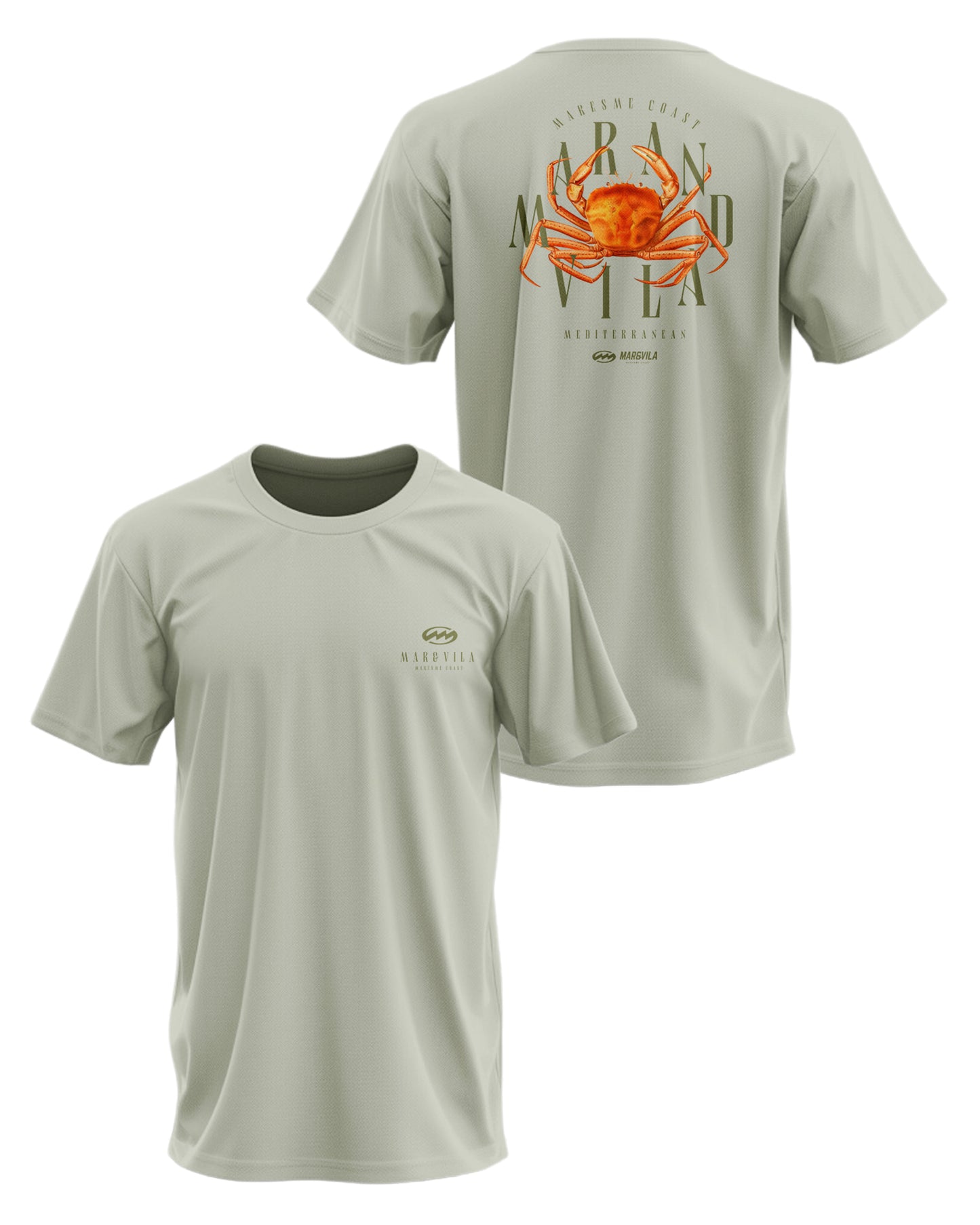 Camiseta Mar&Vila Hombre Cangrejo - Mediterráneo Maresme