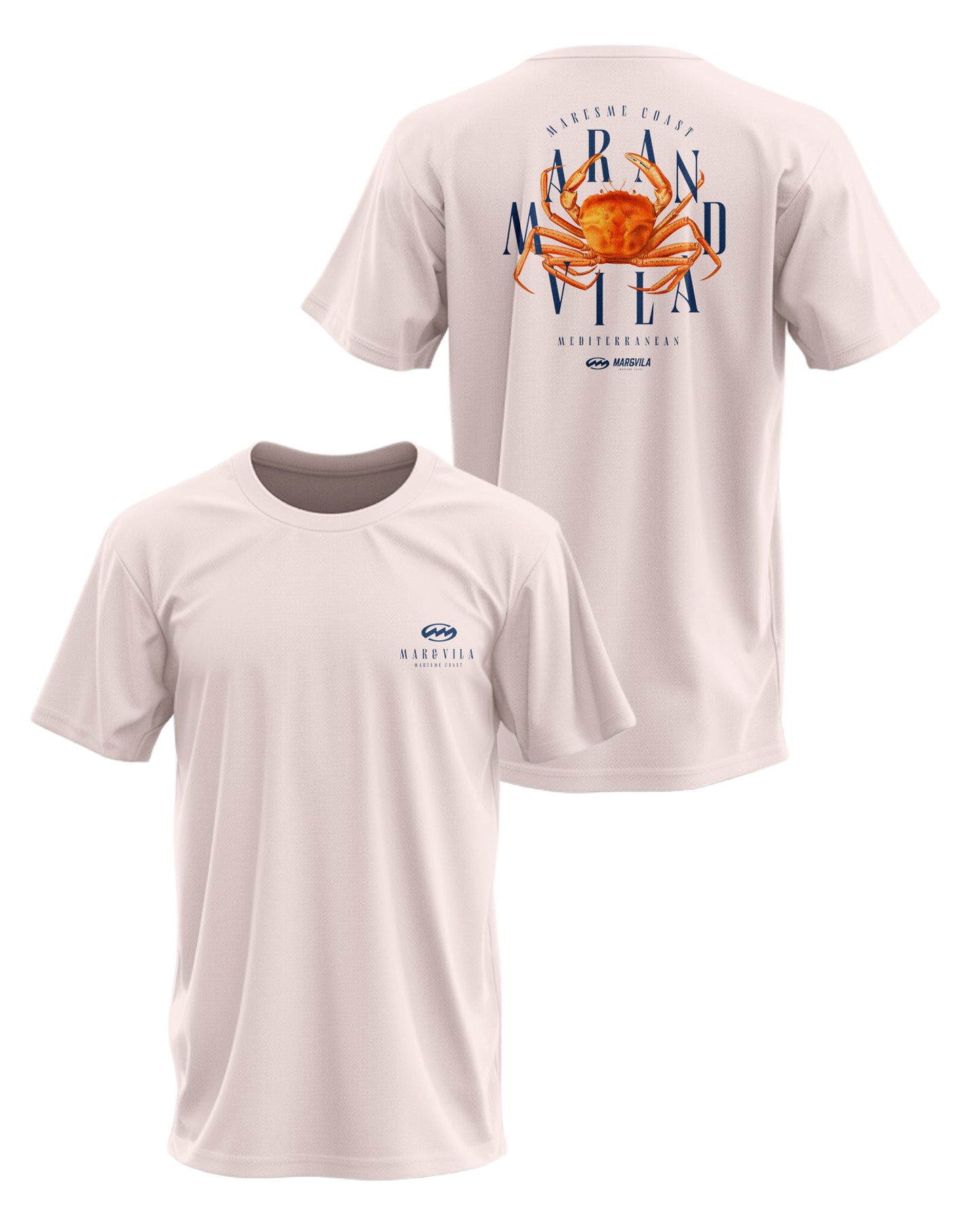 Camiseta Mar&Vila Hombre Cangrejo - Mediterráneo Maresme