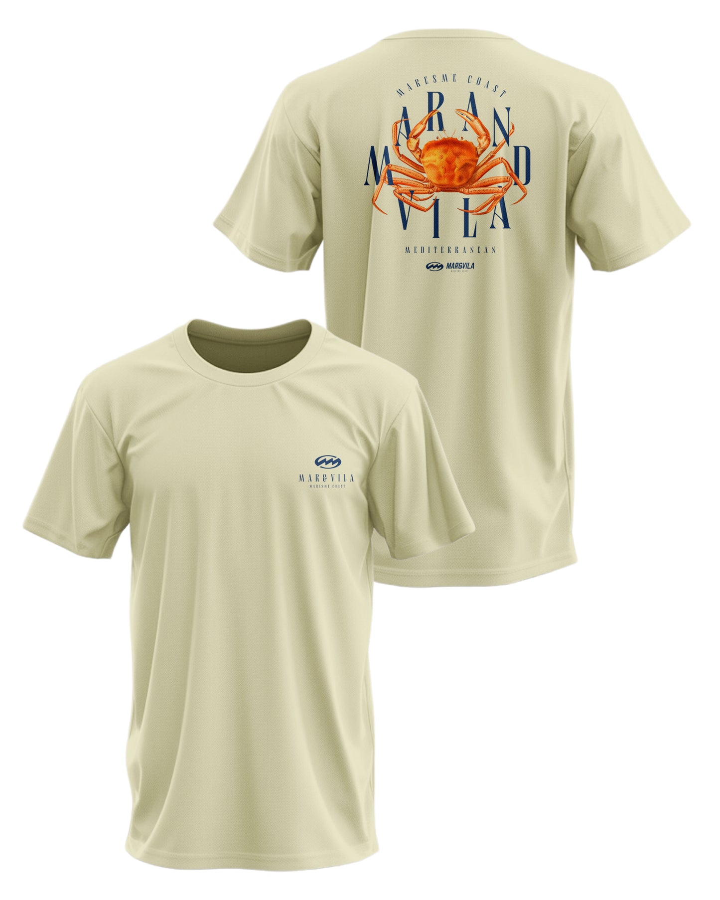 Camiseta Mar&Vila Hombre Cangrejo - Mediterráneo Maresme