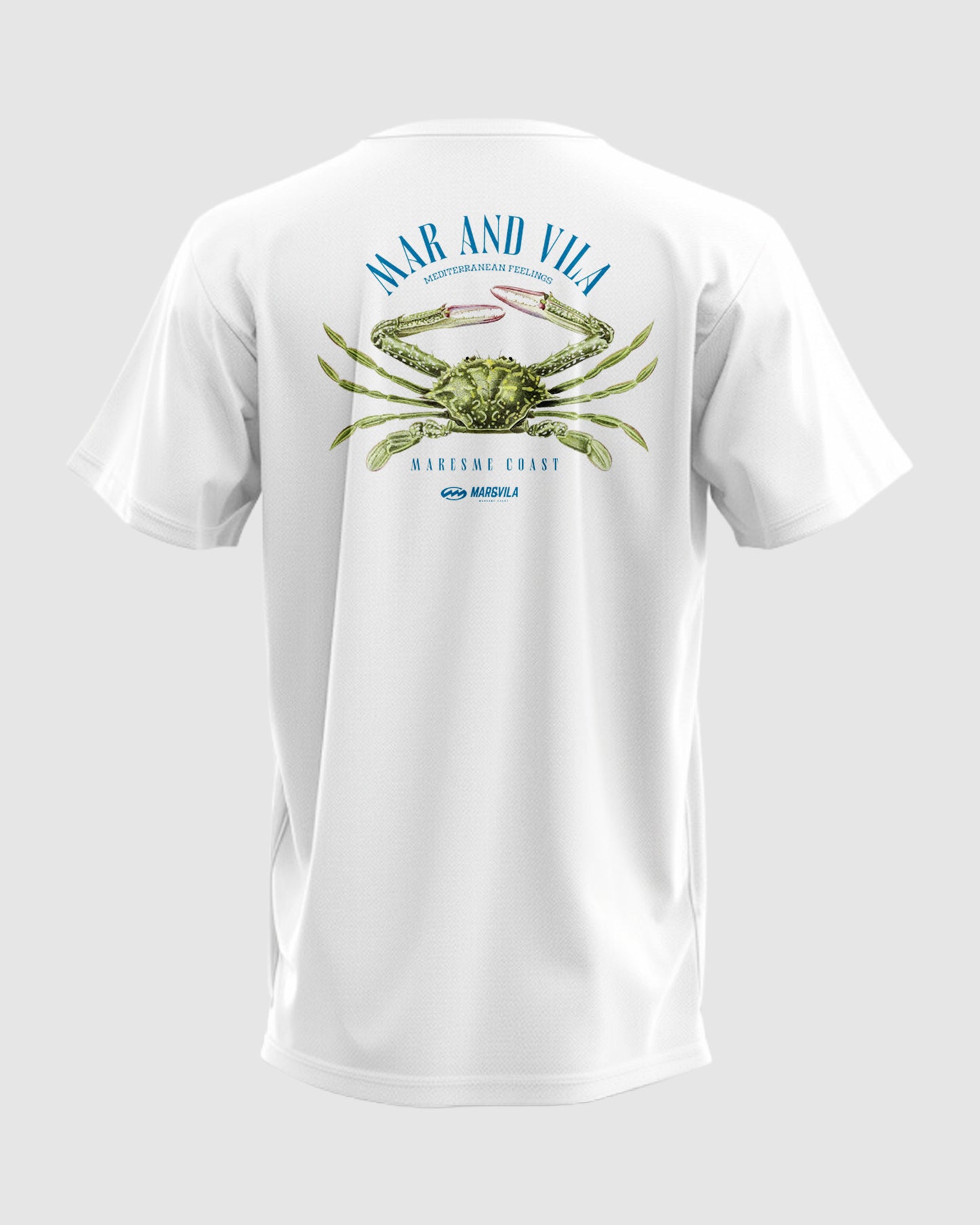 Camiseta Mar&Vila Hombre Logo Cangrejo Verde · Surf Maresme