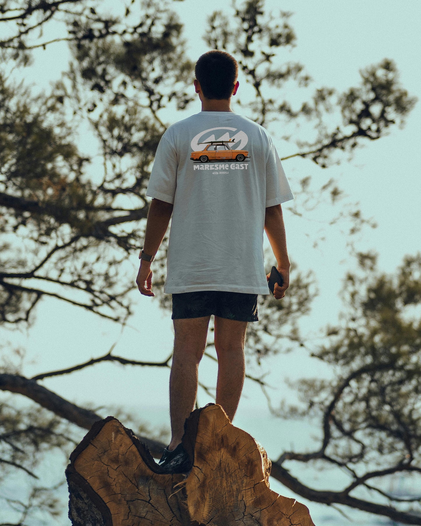 Camiseta Mar&Vila Hombre Coche Surf · Maresme