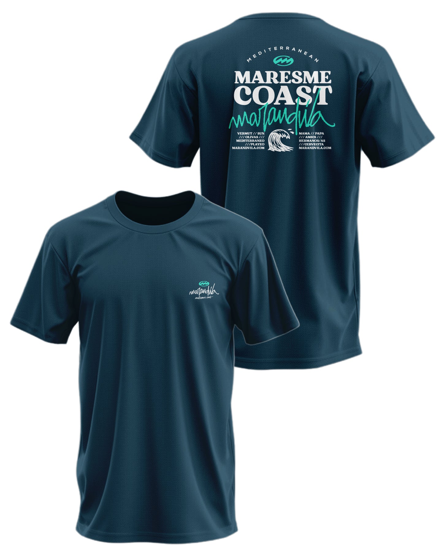Camiseta Mar&Vila Hombre Ola Surf - Maresme