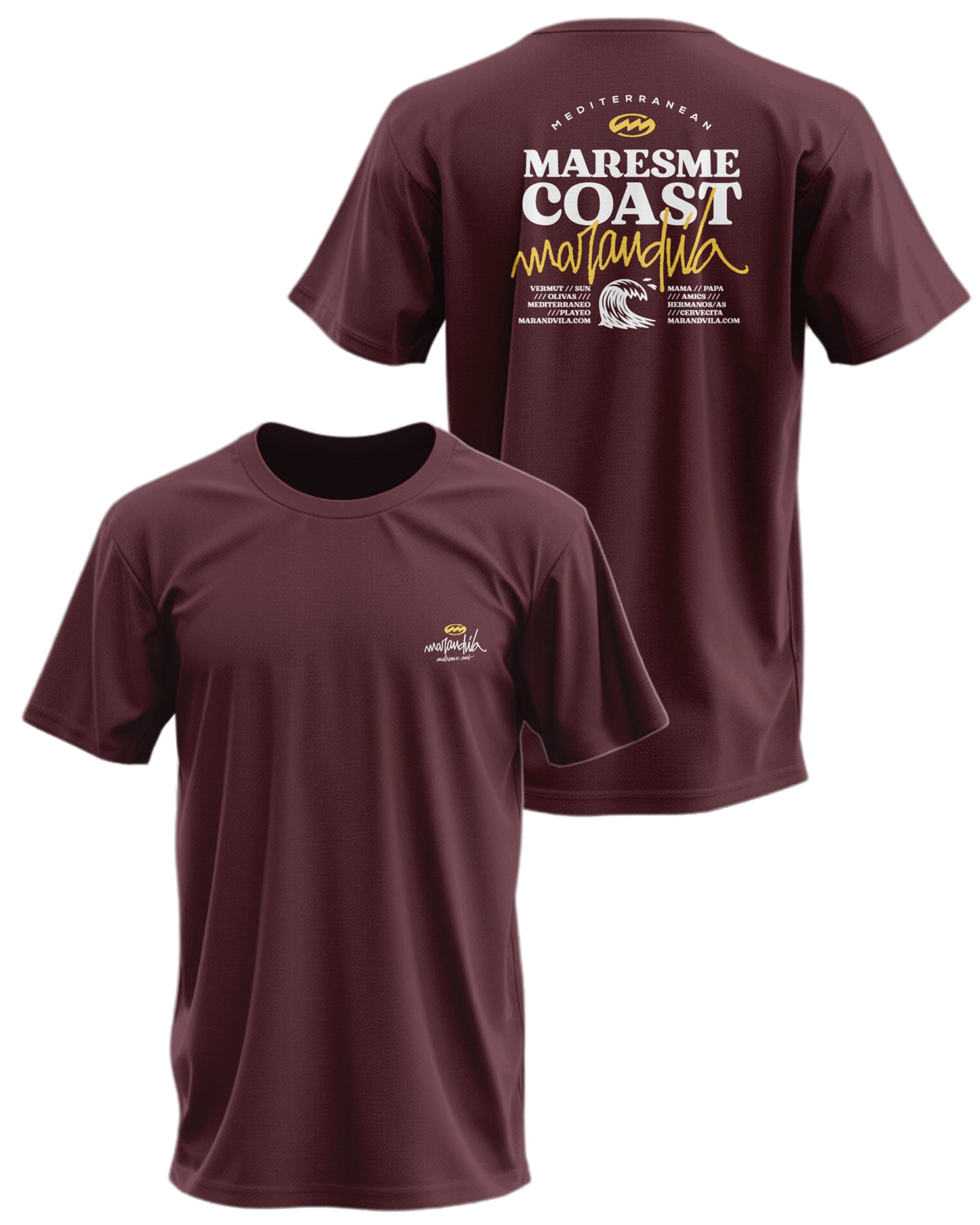 Camiseta Mar&Vila Hombre Ola Surf - Maresme