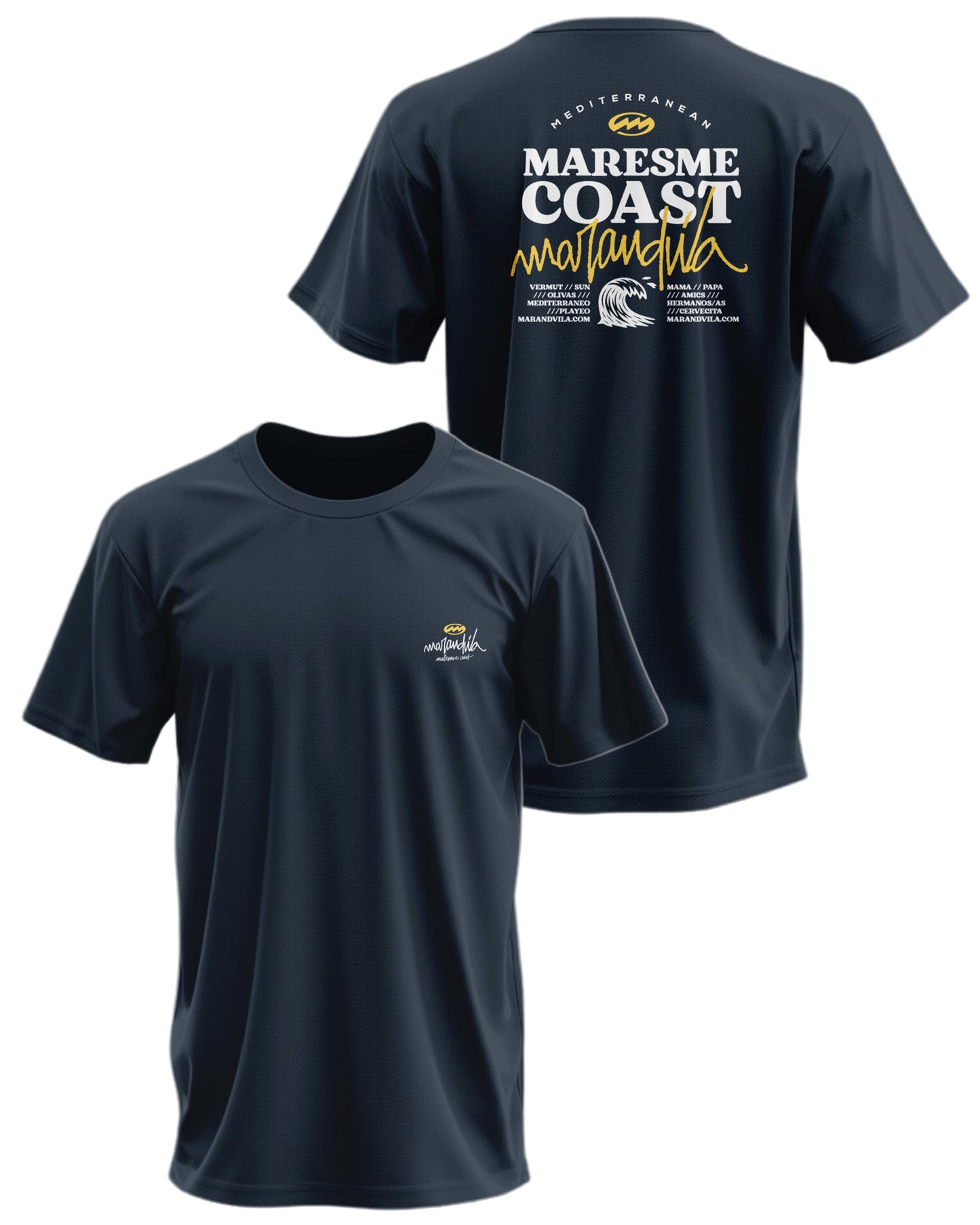 Camiseta Mar&Vila Hombre Ola Surf - Maresme