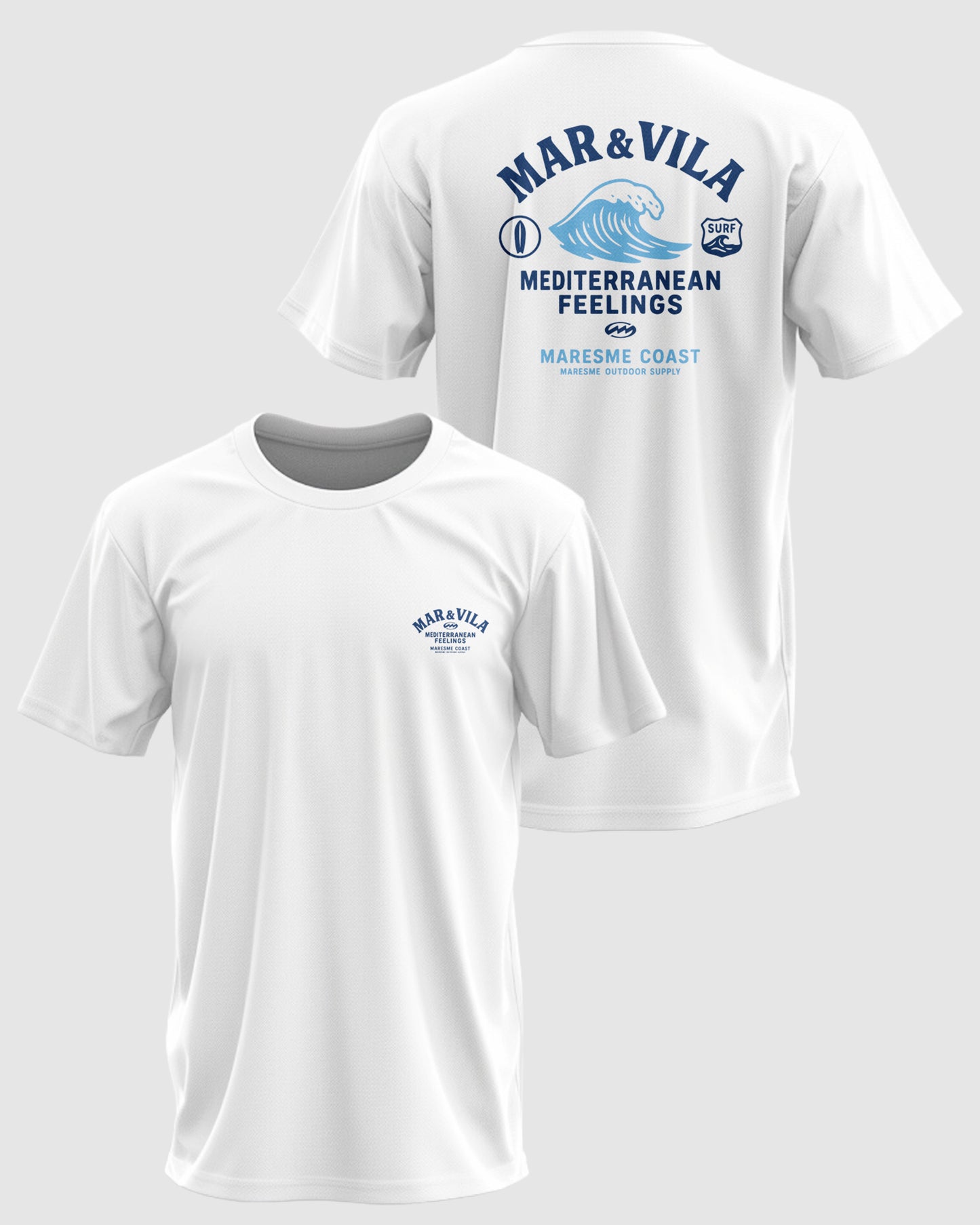 Camiseta Mar&Vila Hombre Ola Mediterránea