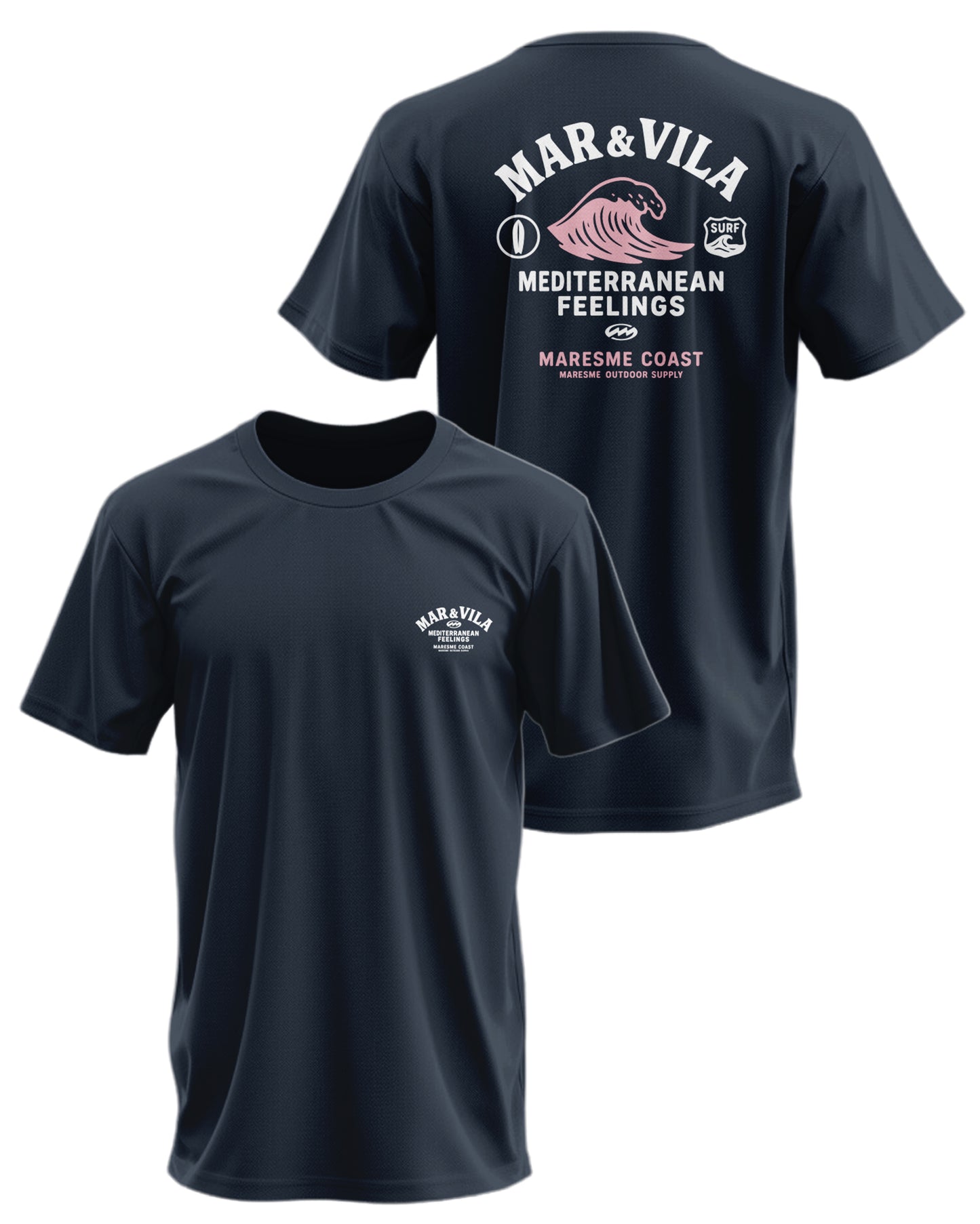 Camiseta Mar&Vila Hombre Ola Mediterránea