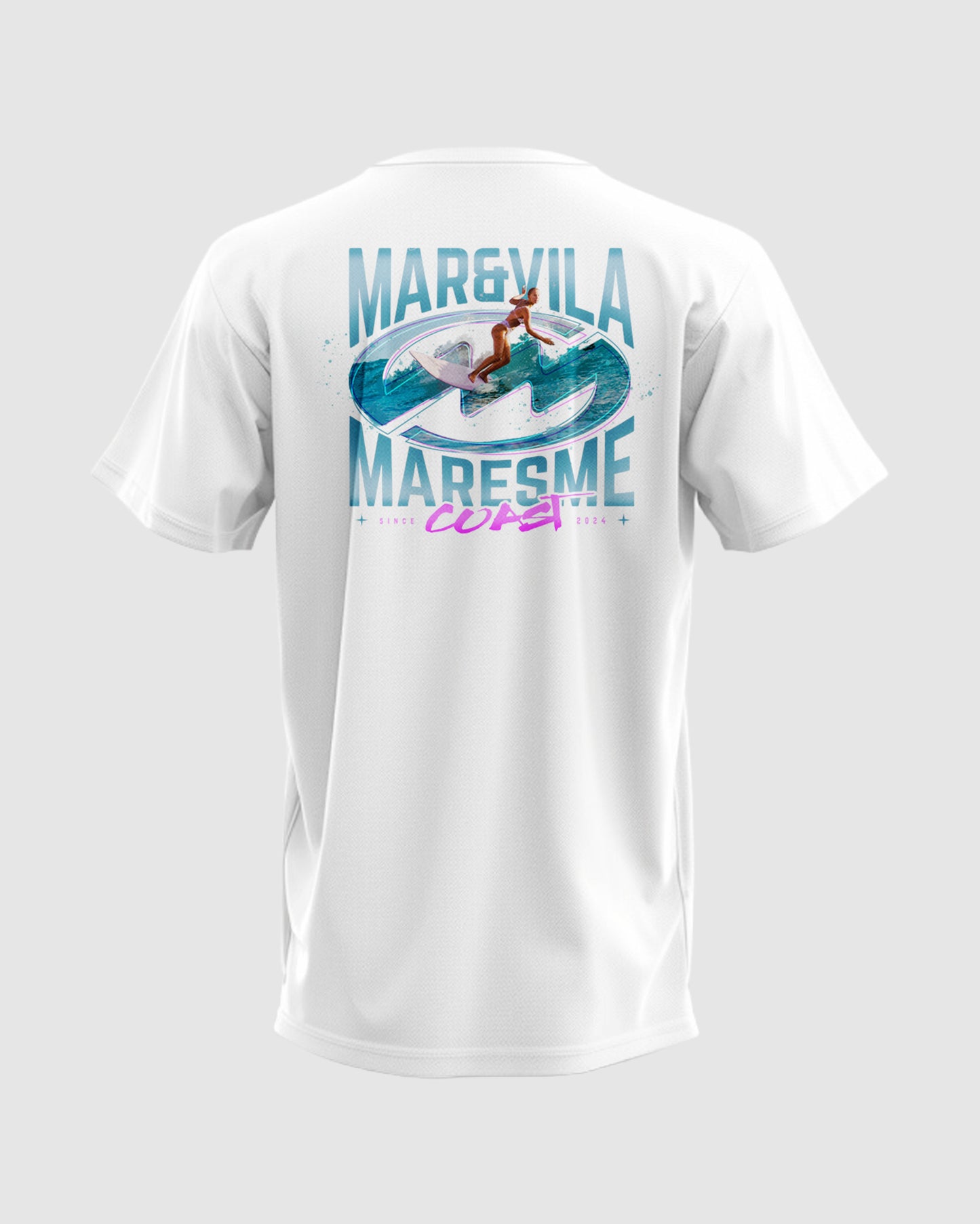 Camiseta Mar&Vila Hombre - Surfing On the Maresme Coast