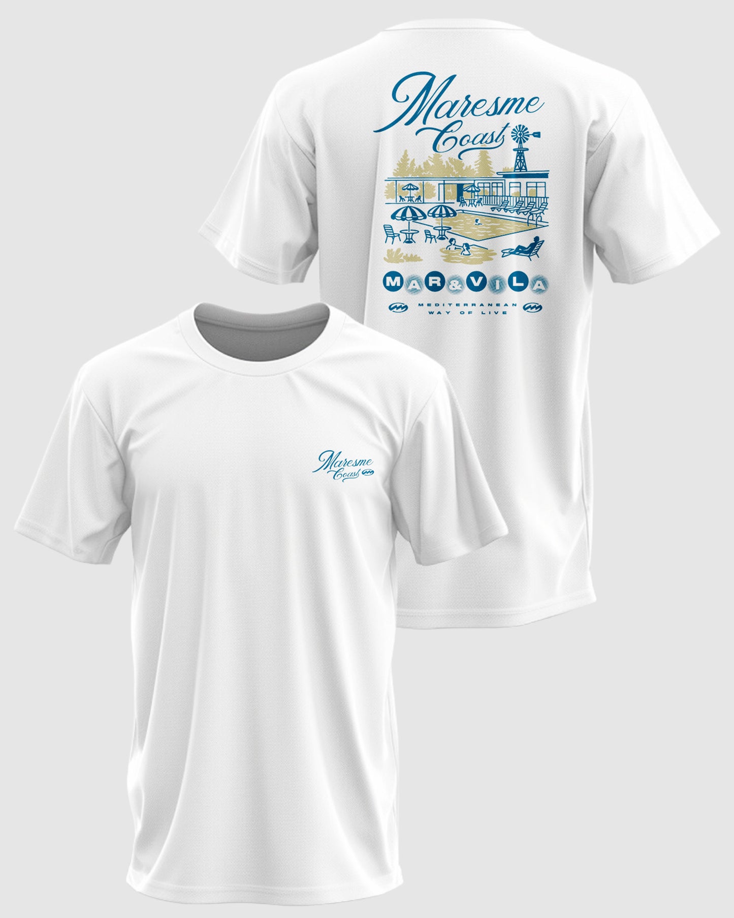 Camiseta Mar&Vila Hombre Motel Maresme Coast