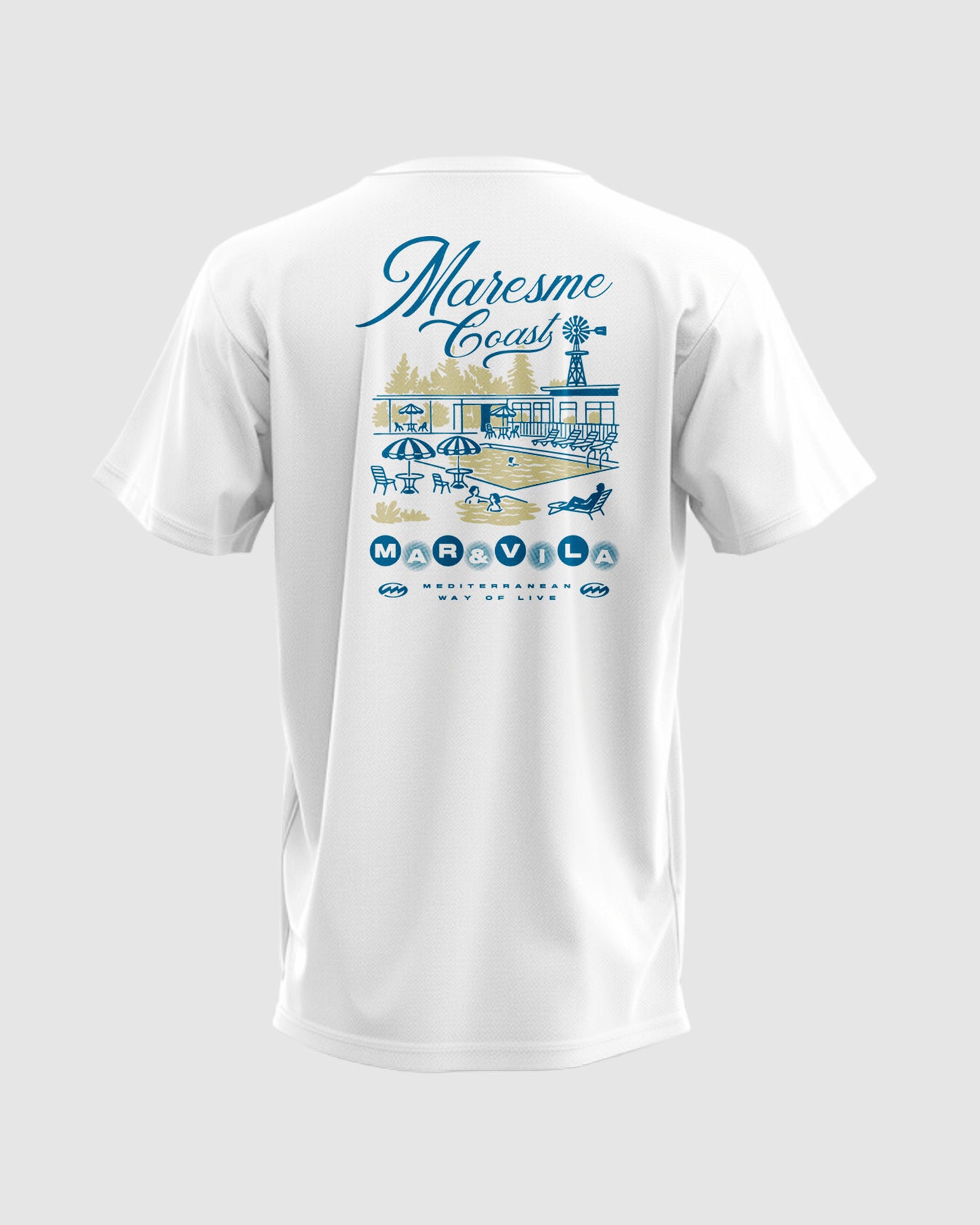 Camiseta Mar&Vila Hombre Motel Maresme Coast