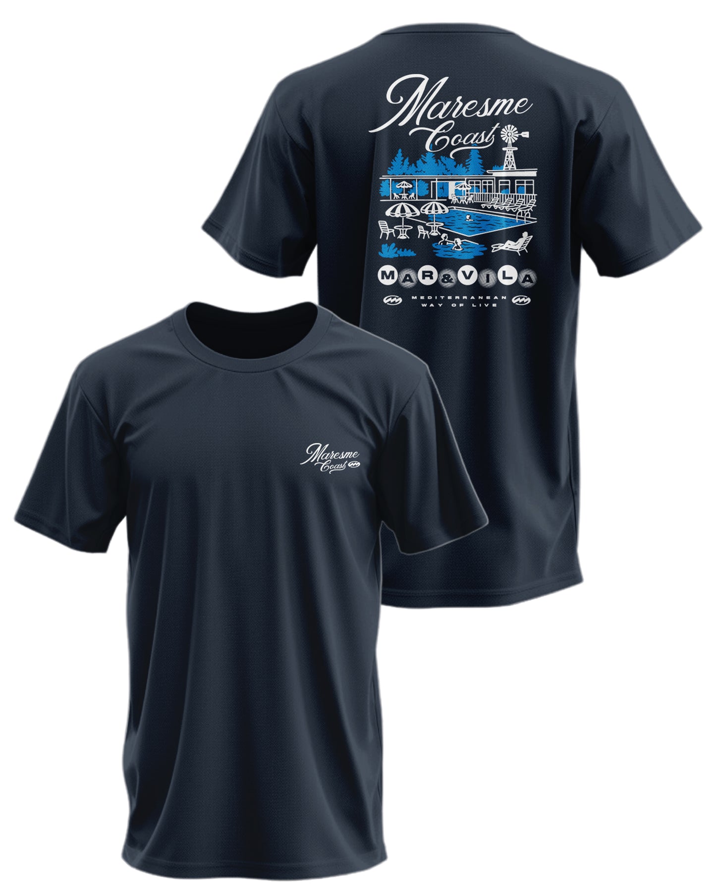 Camiseta Mar&Vila Hombre Motel Maresme Coast