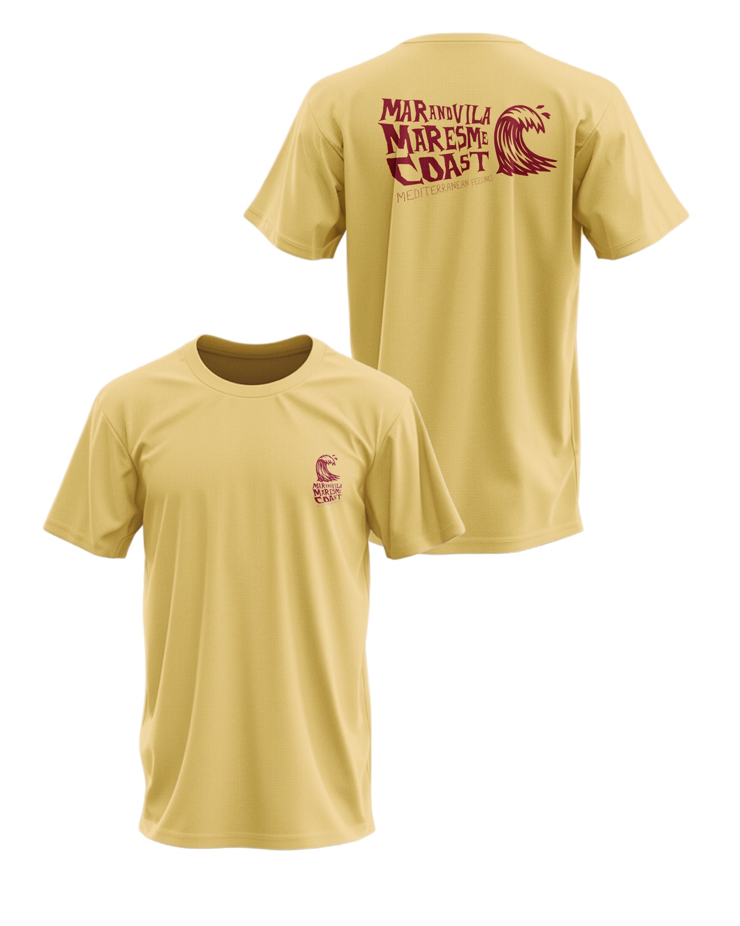 Camiseta Hombres Mar&Vila Maresme Coast Wave