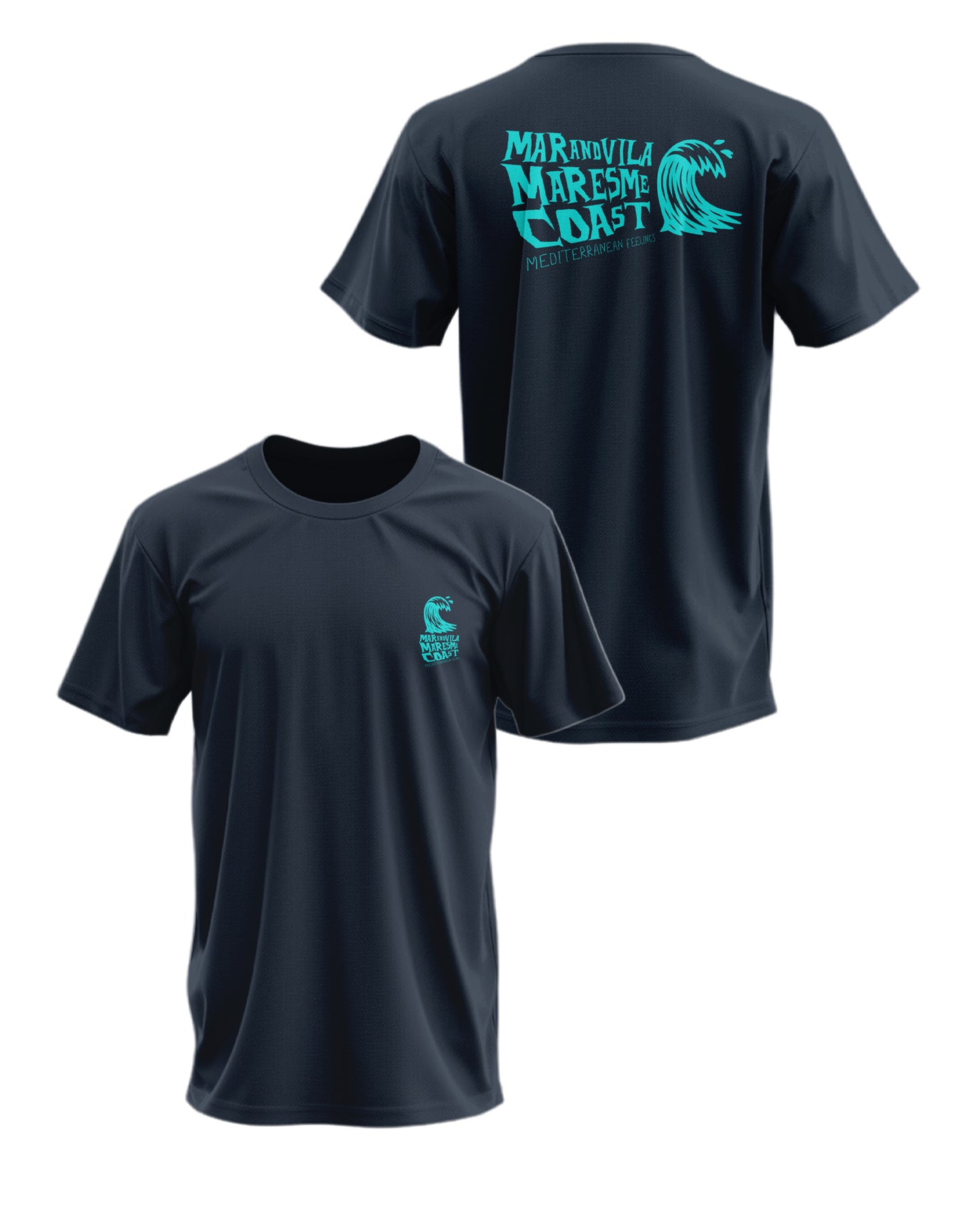 Camiseta Hombres Mar&Vila Maresme Coast Wave
