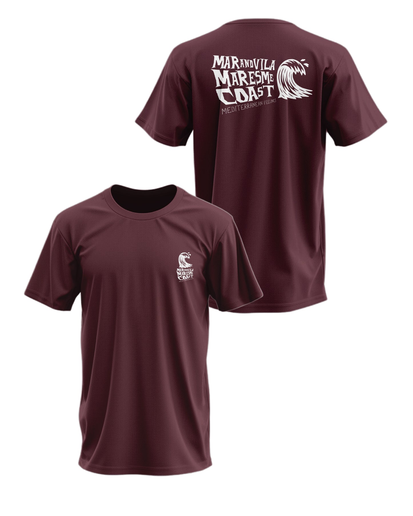 Camiseta Hombres Mar&Vila Maresme Coast Wave