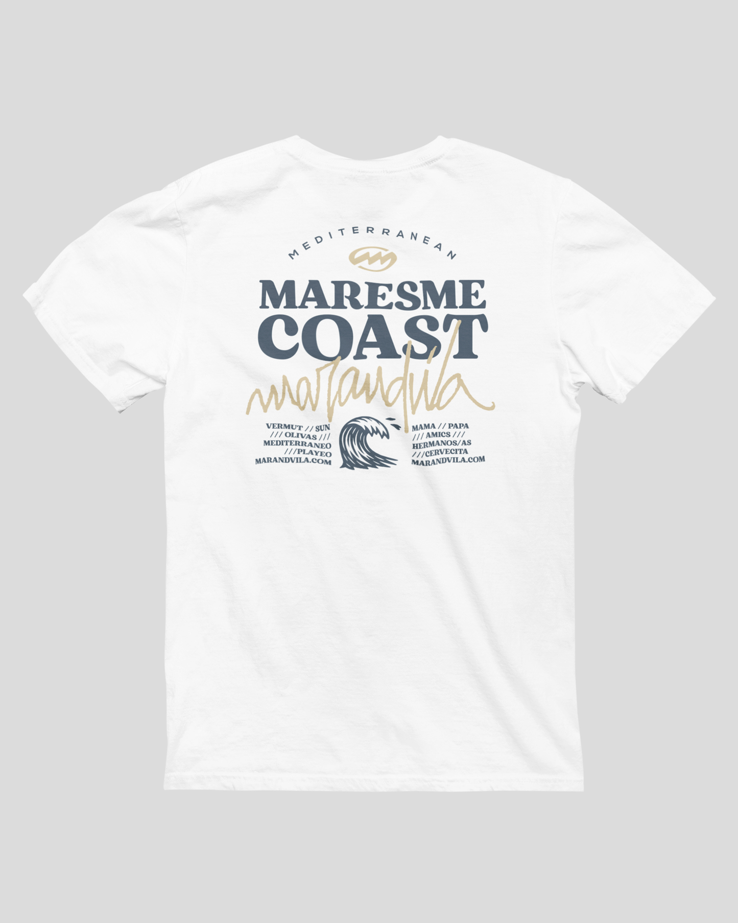 Camiseta Maresme Vibra – Hombre Maresme Coast | Mar&Vila