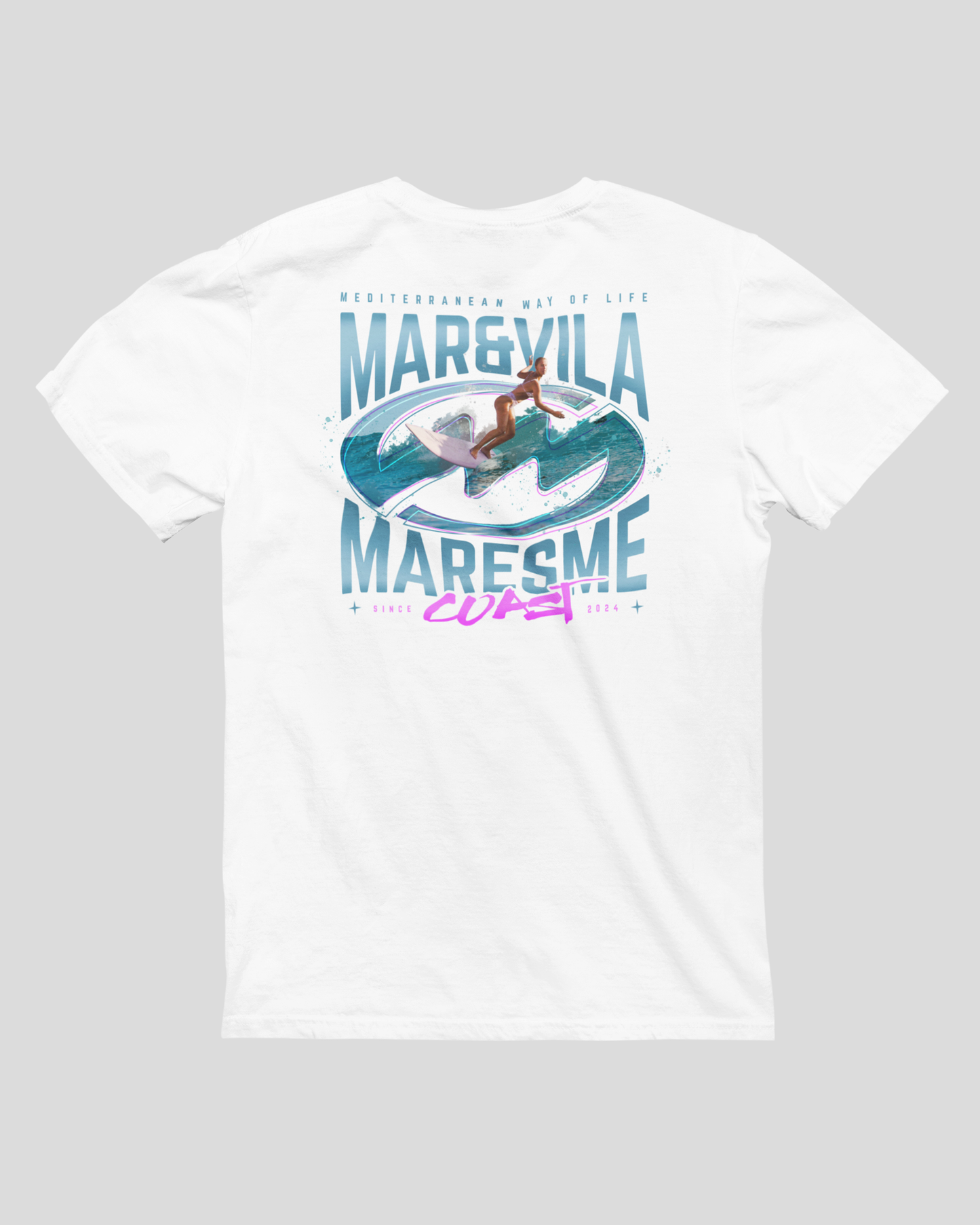 Camiseta Surfing Day – Surf Maresme Coast Hombre | Mar&Vila
