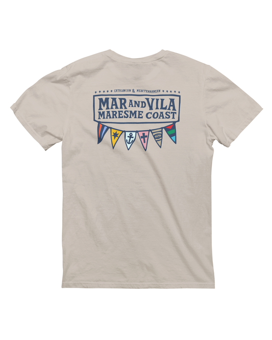 Camiseta Logo Náutico Mar&Vila - Hombre Surf Maresme