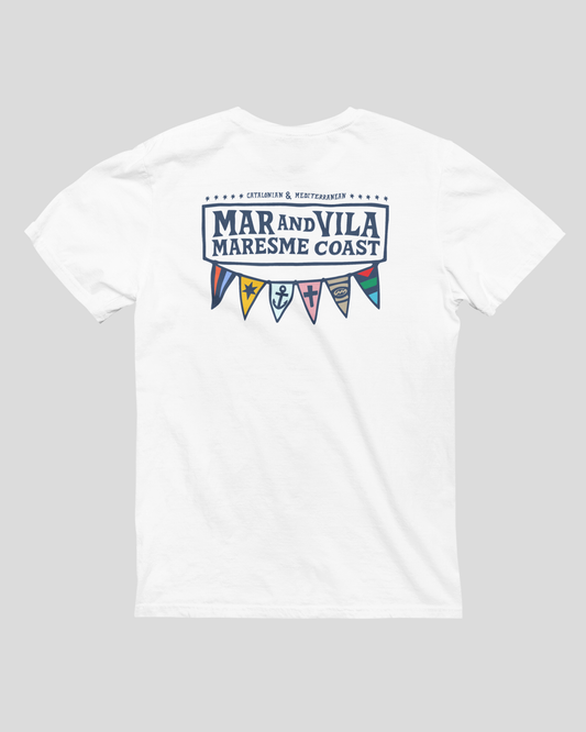 Camiseta Logo Náutico Mar&Vila - Hombre Surf Maresme