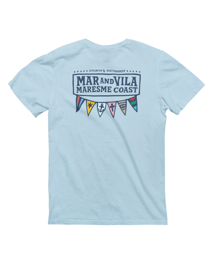 Camiseta Logo Náutico Mar&Vila - Hombre Surf Maresme