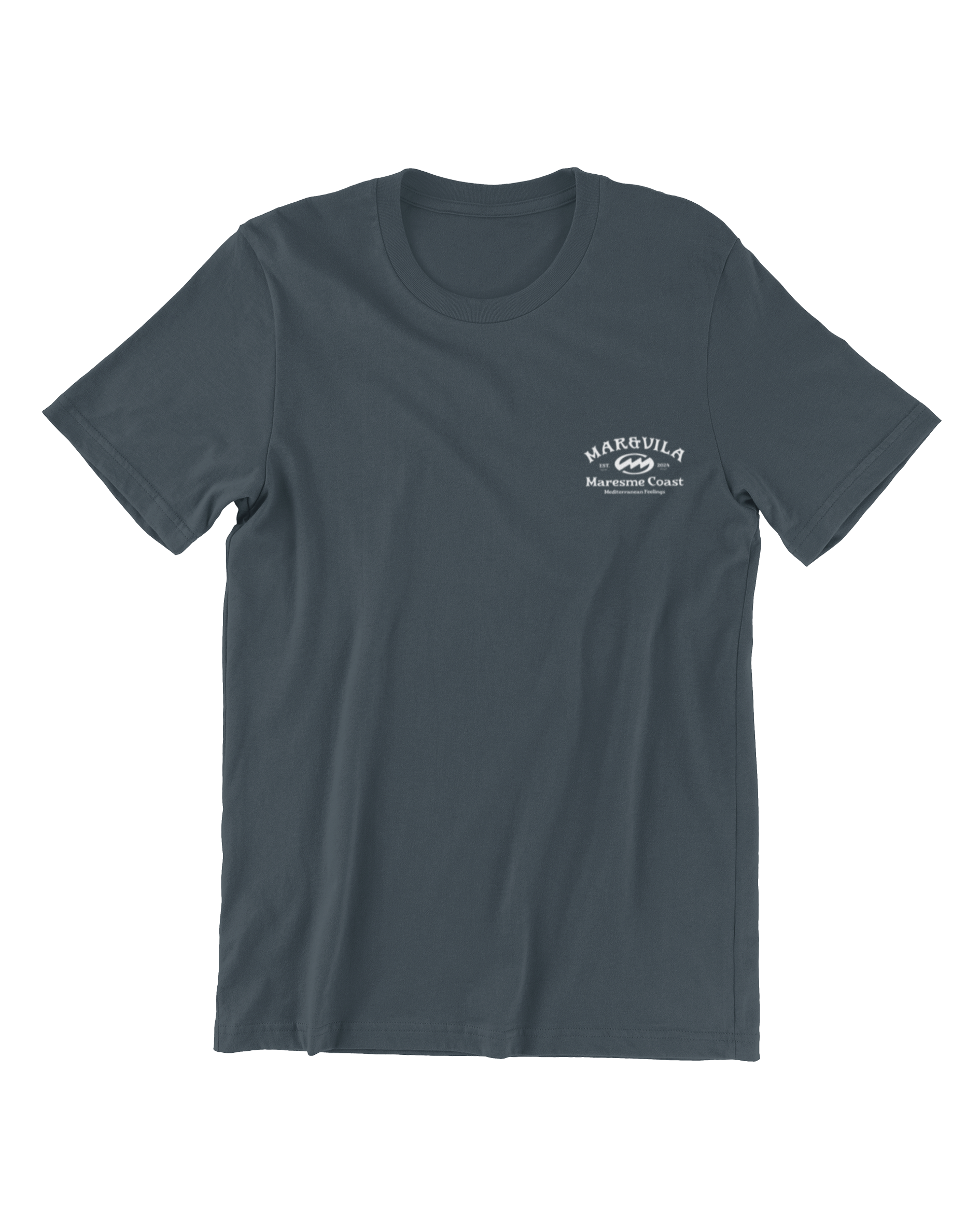 Camiseta langosta hombre color azul marino– estilo costero Maresme