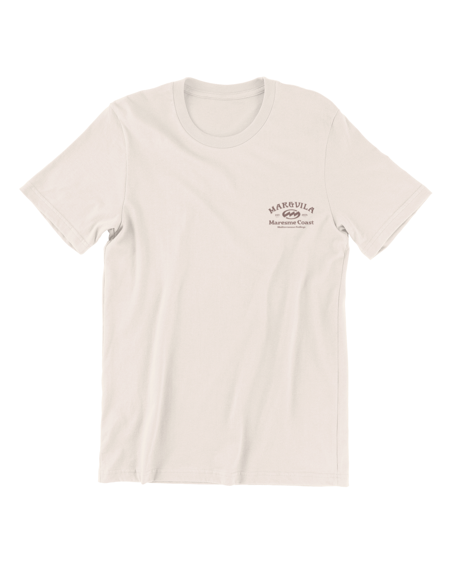 Camiseta langosta hombre color piedra – estilo costero Maresme