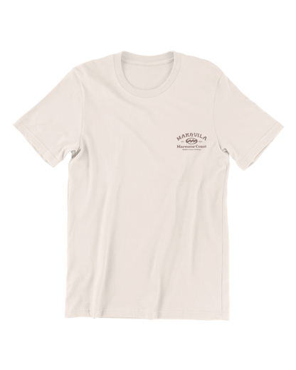 Camiseta langosta hombre color piedra – estilo costero Maresme