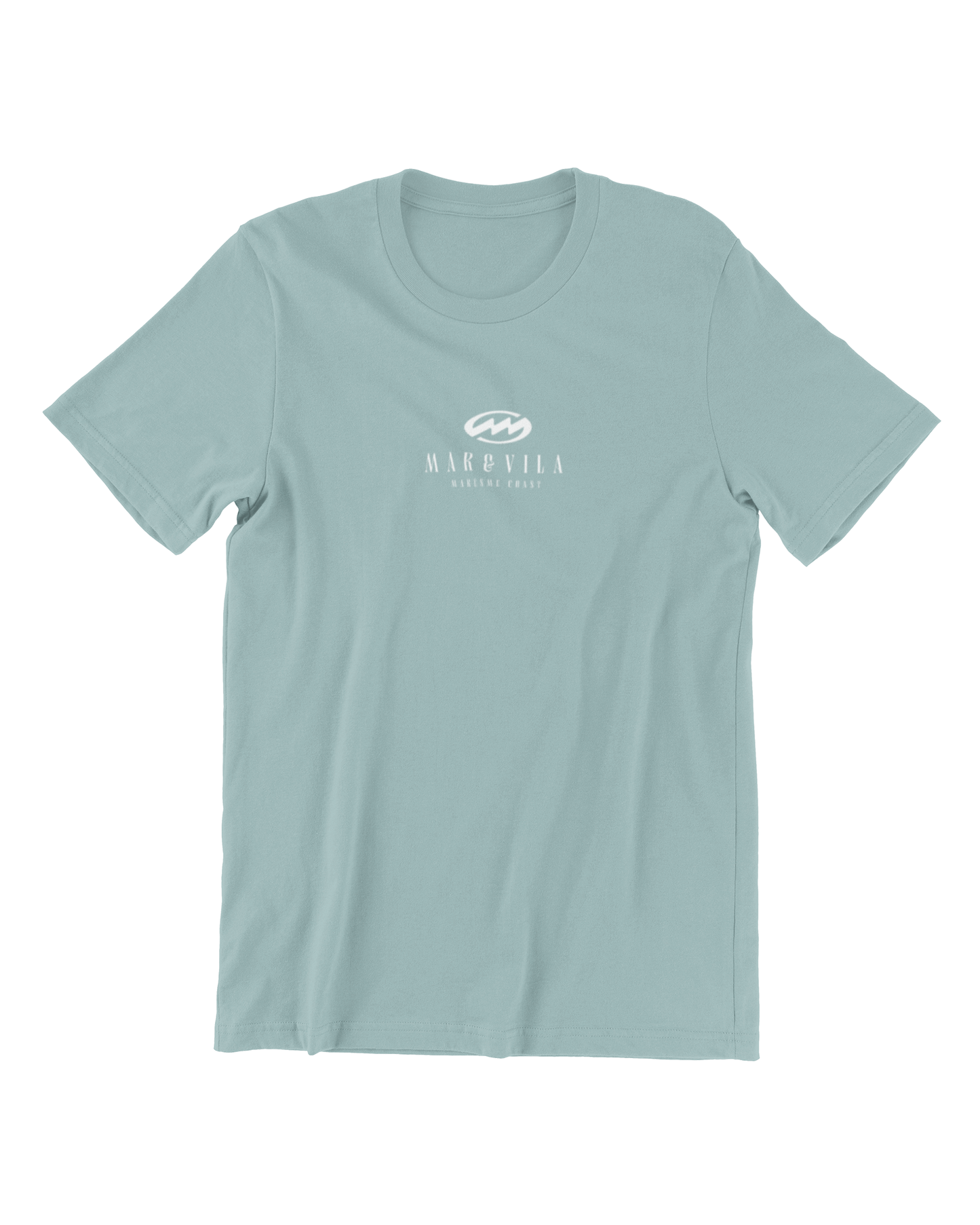 Camiseta cangrejo araña hombre azul claro delantera – ropa costera Cataluña Mar&Vila