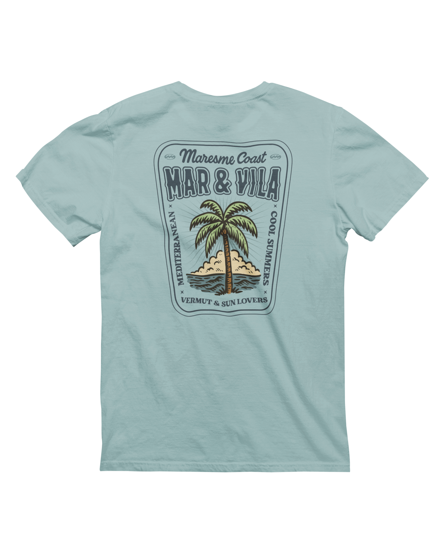 Camiseta Palmeras del Maresme – Hombre Maresme Coast | Mar&Vila