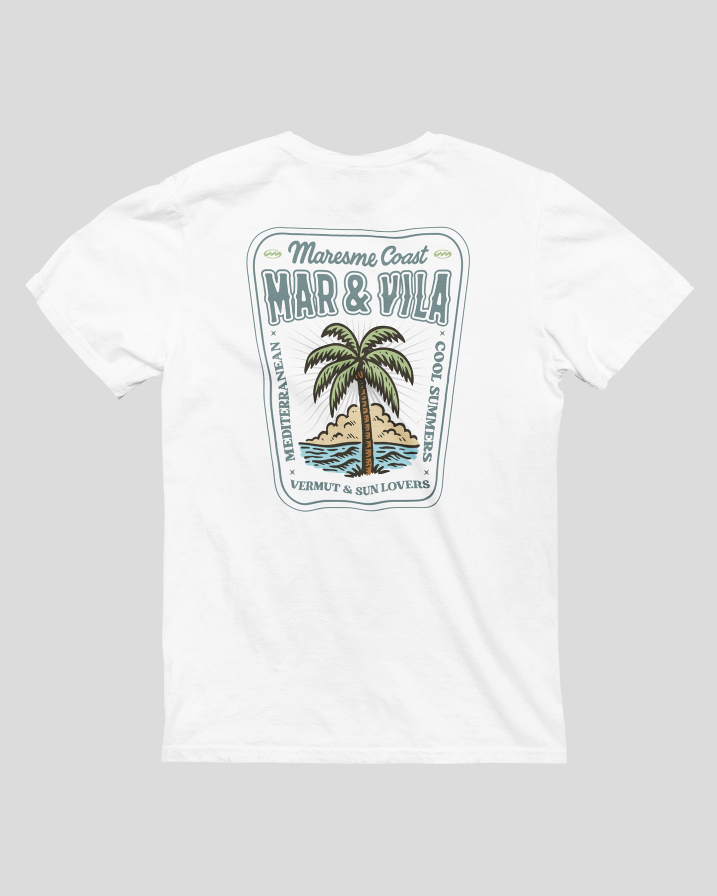 Camiseta Palmeras del Maresme – Hombre Maresme Coast | Mar&Vila