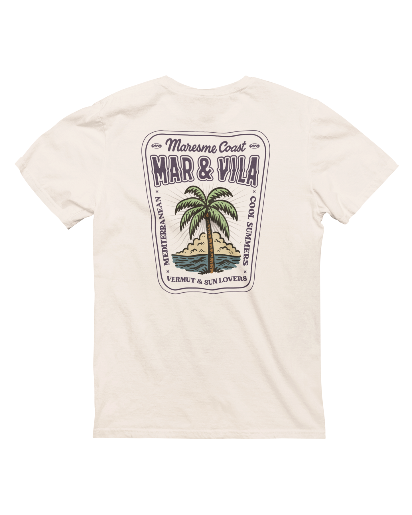 Camiseta Palmeras del Maresme – Hombre Maresme Coast | Mar&Vila