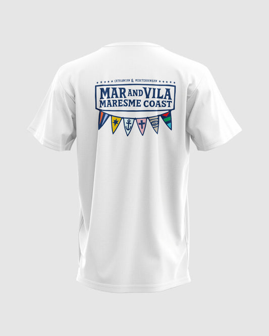 Camiseta Logo Náutico Mar&Vila - Hombre Surf Maresme