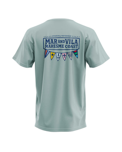 Camiseta Logo Náutico Mar&Vila - Hombre Surf Maresme