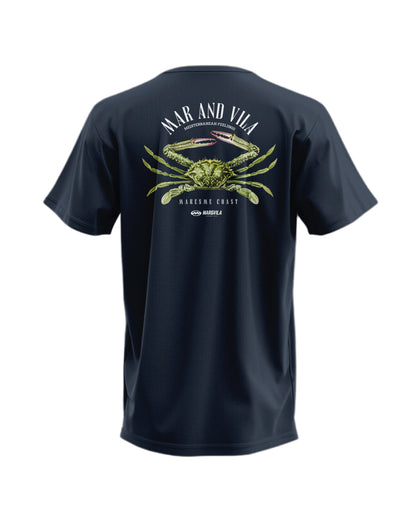 Camiseta Mar&Vila Hombre Logo Cangrejo Verde · Surf Maresme