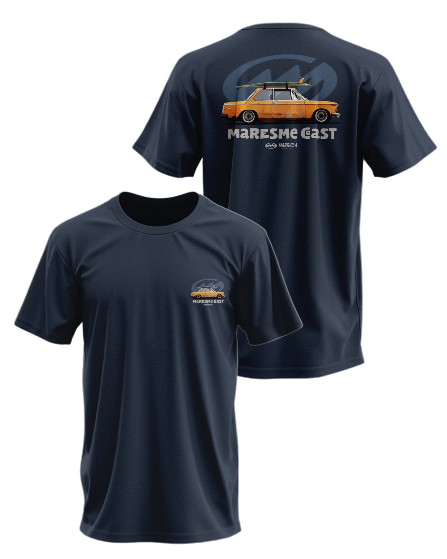 Camiseta Mar&Vila Hombre Coche Surf · Maresme