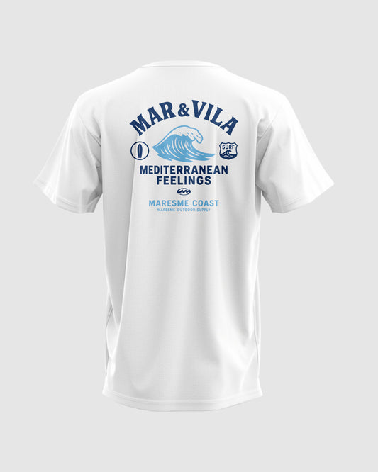Camiseta Mar&Vila Hombre Ola Mediterránea
