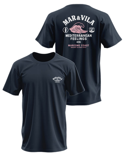 Camiseta Mar&Vila Hombre Ola Mediterránea