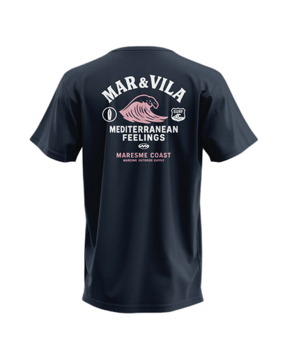 Camiseta Mar&Vila Hombre Ola Mediterránea
