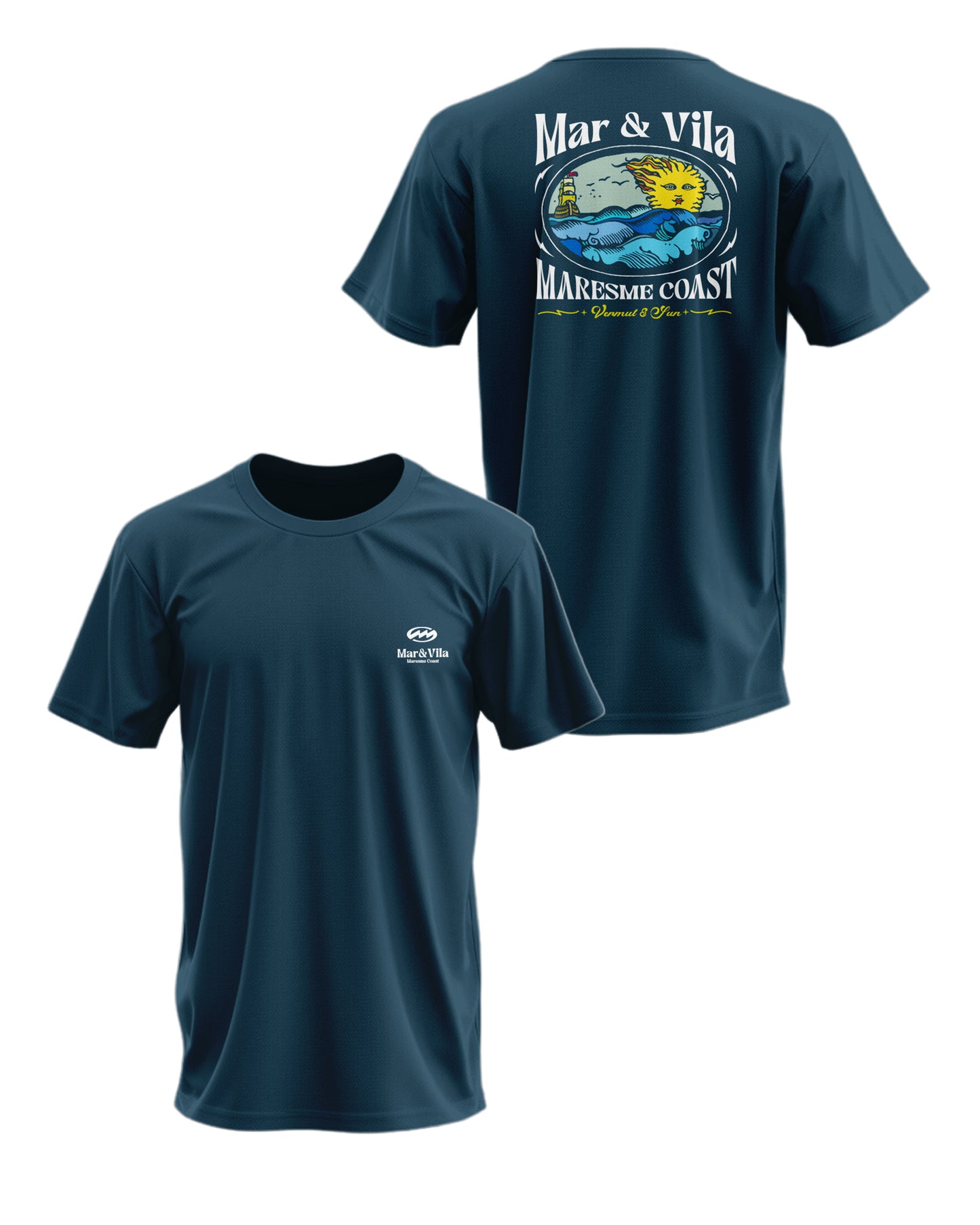 Camiseta Mar&Vila Hombre Barco y Sol Maresme