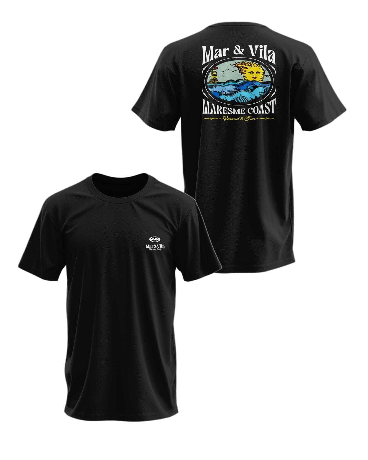 Camiseta Mar&Vila Hombre Barco y Sol Maresme