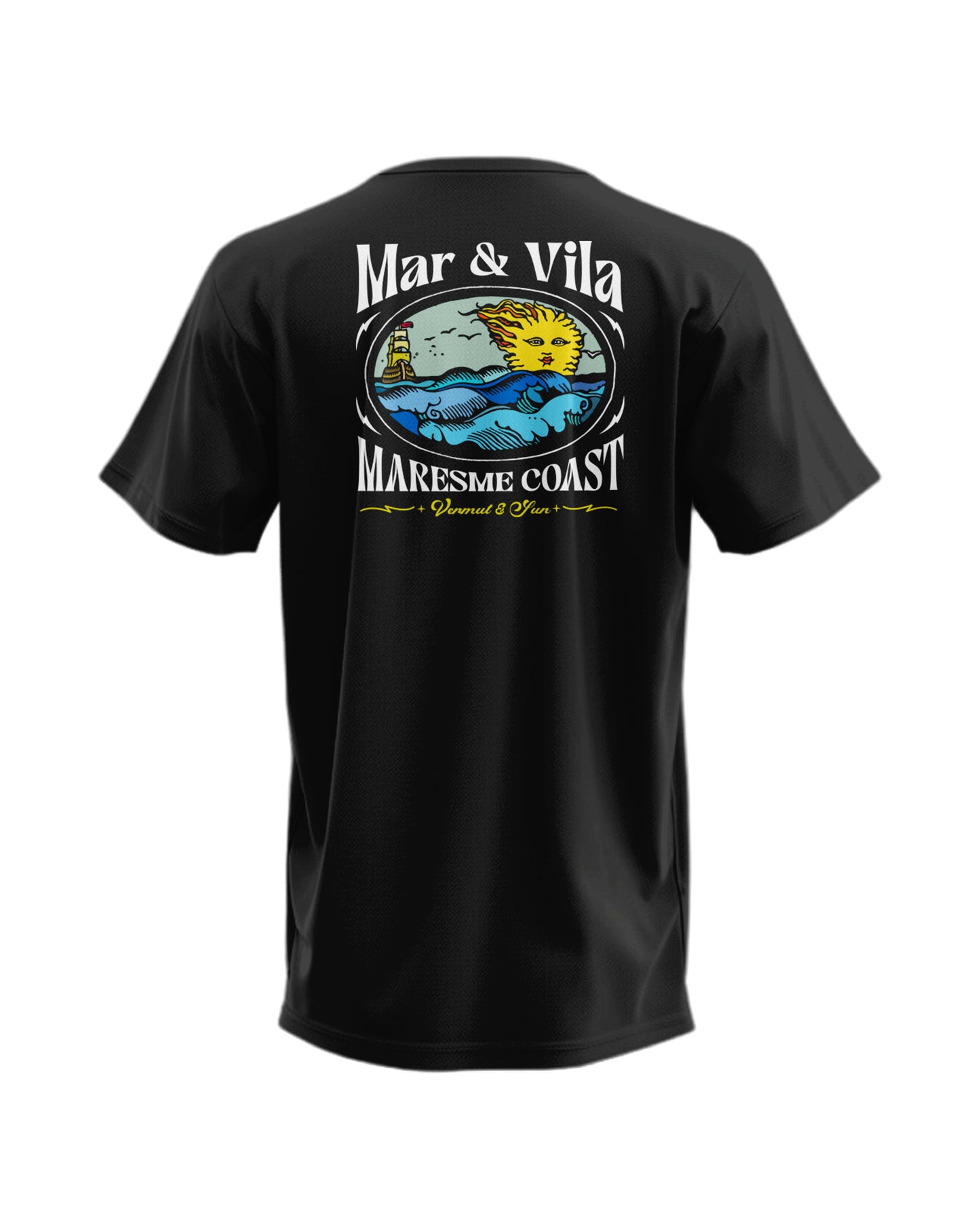 Camiseta Mar&Vila Hombre Barco y Sol Maresme