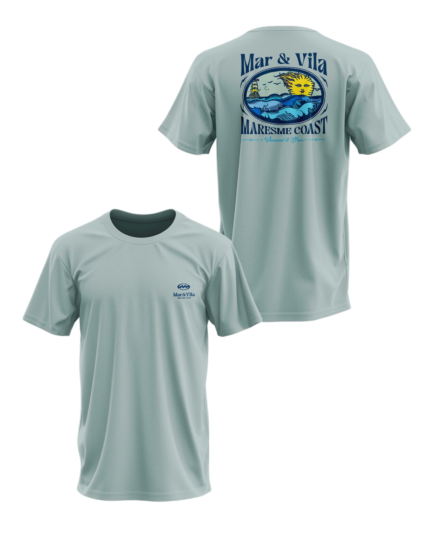 Camiseta Mar&Vila Hombre Barco y Sol Maresme