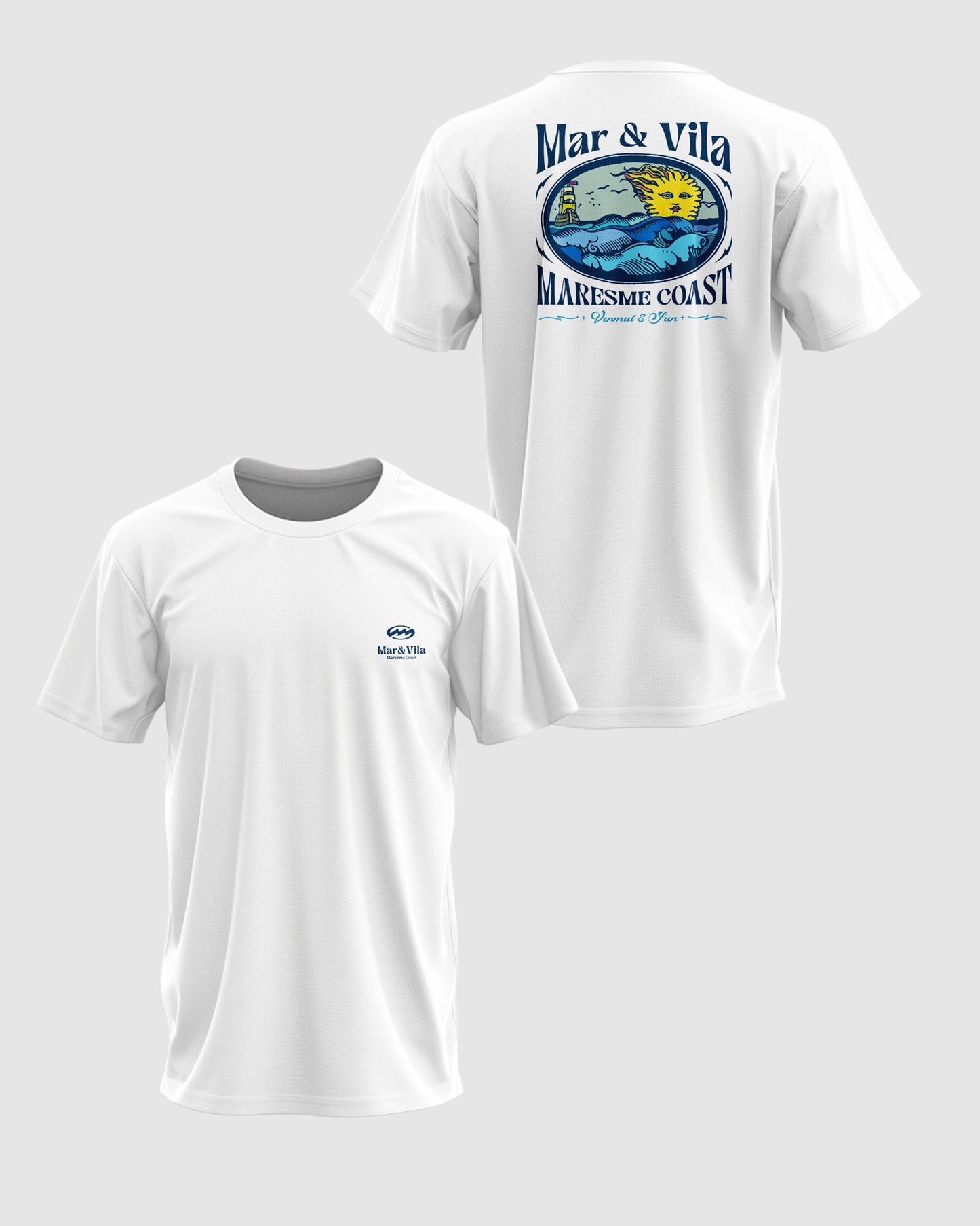 Camiseta Mar&Vila Hombre Barco y Sol Maresme