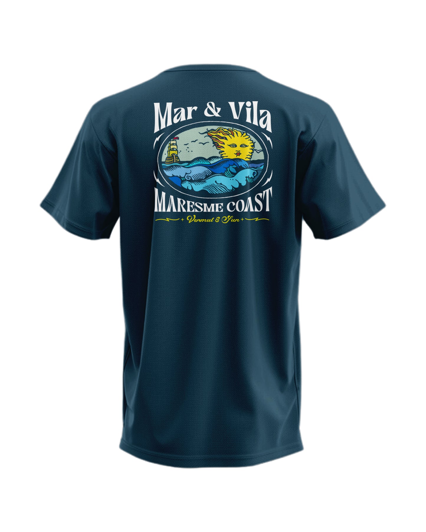 Camiseta Mar&Vila Hombre Barco y Sol Maresme
